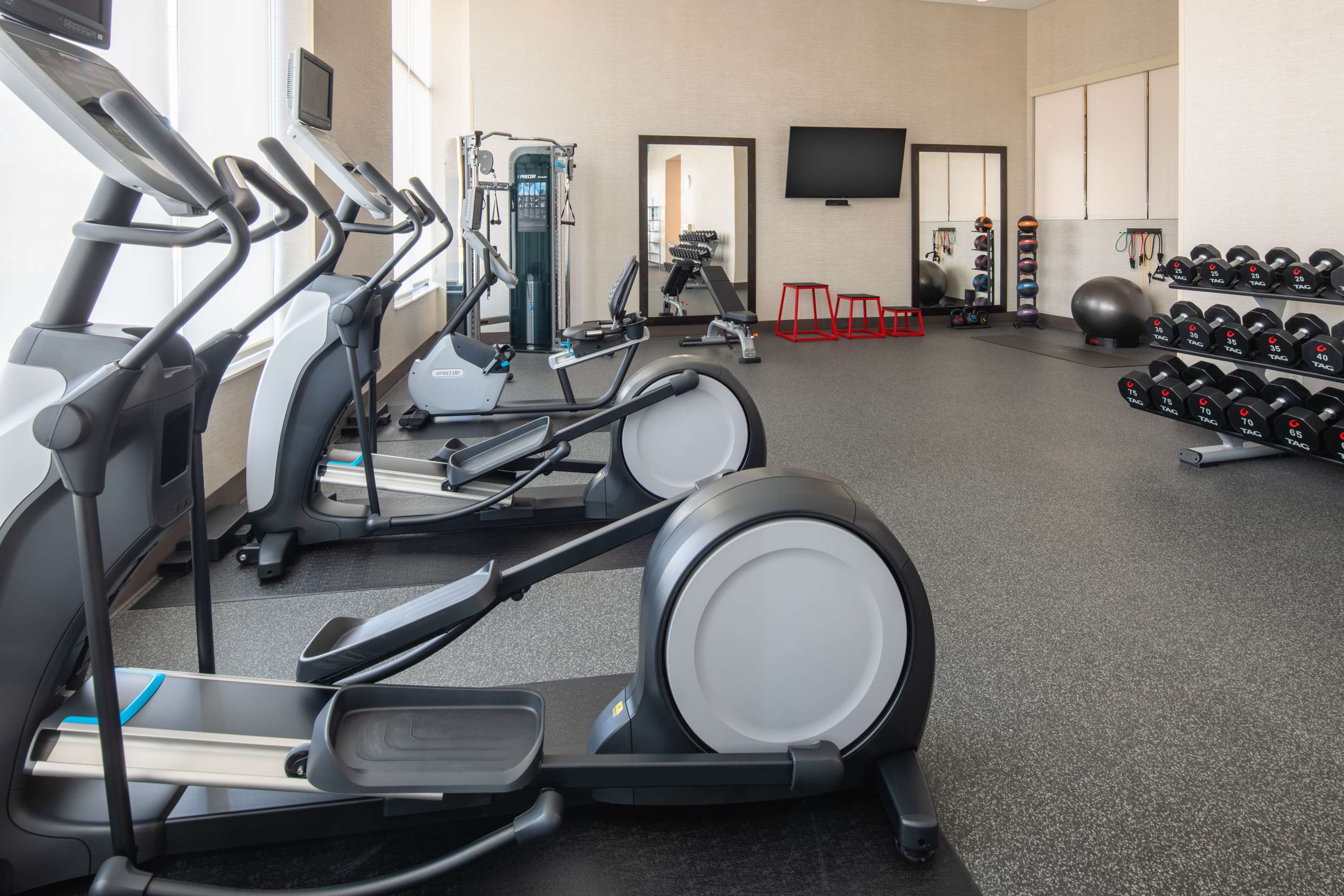 Health club fitness center gym | Home2 Suites By Hilton Boise Downtown