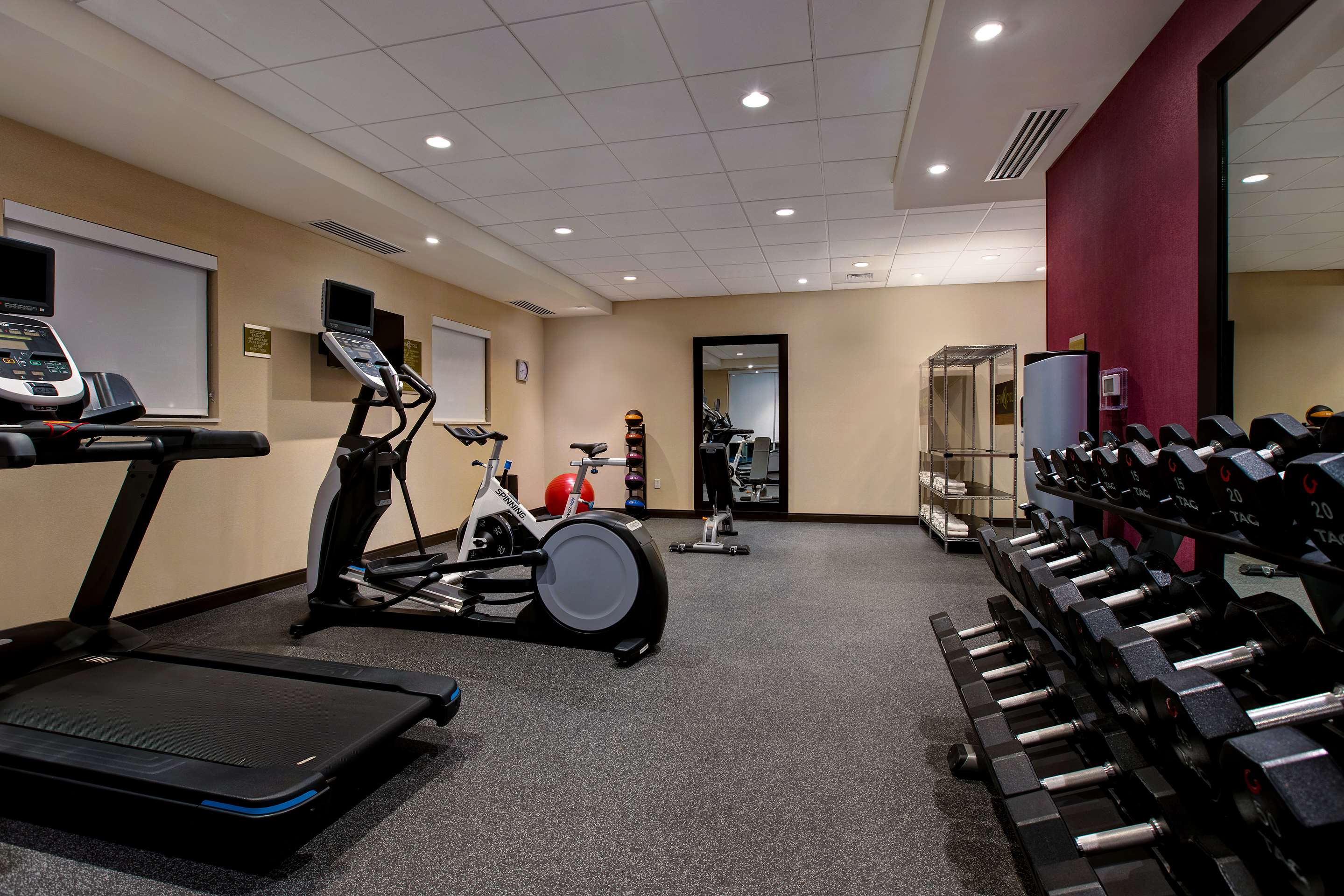 Health club fitness center gym