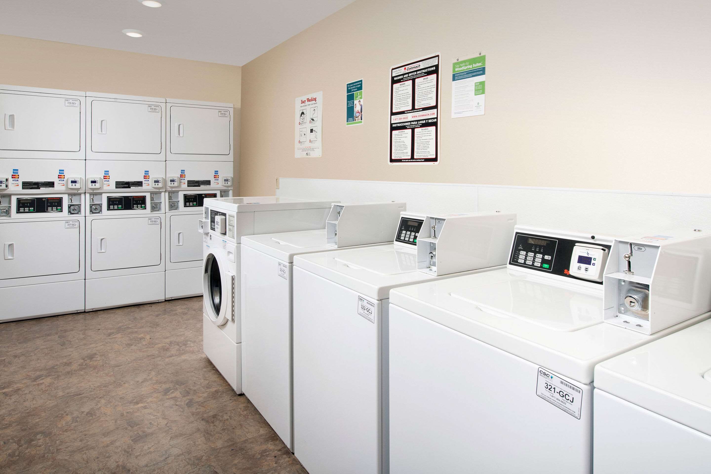 Guest laundry facilities
