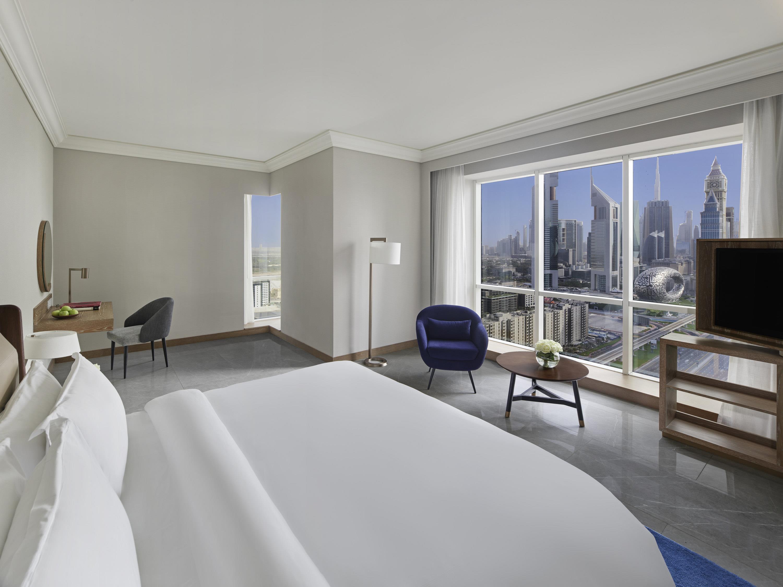 Fairmont Dubai Room Type - DELUXE Skyline View King - 41sm 441sf