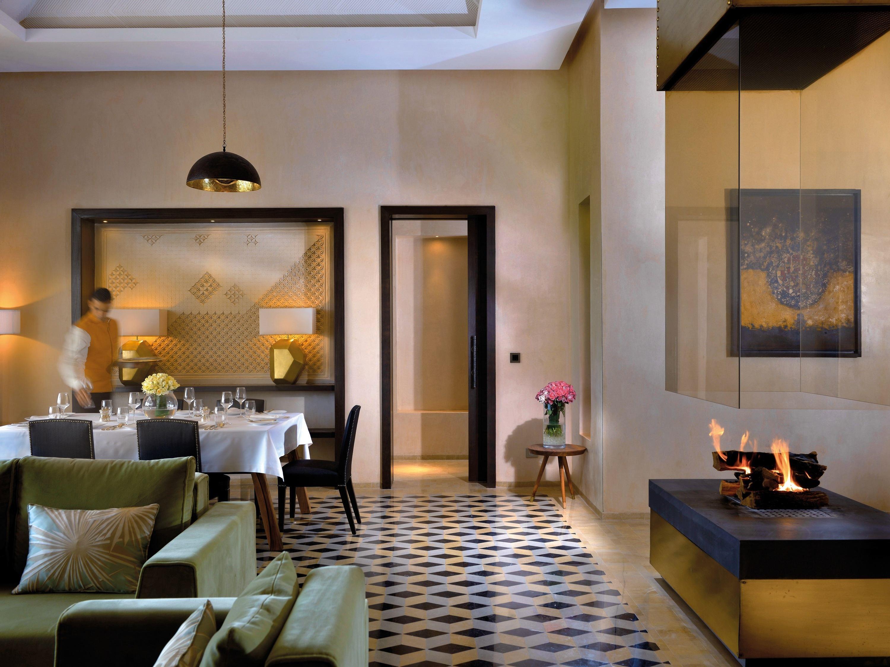 Fairmont Royal Palm Marrakech Room Type - Presidential Suite, king size beds, views overlooking the Golf and Atlas mountains