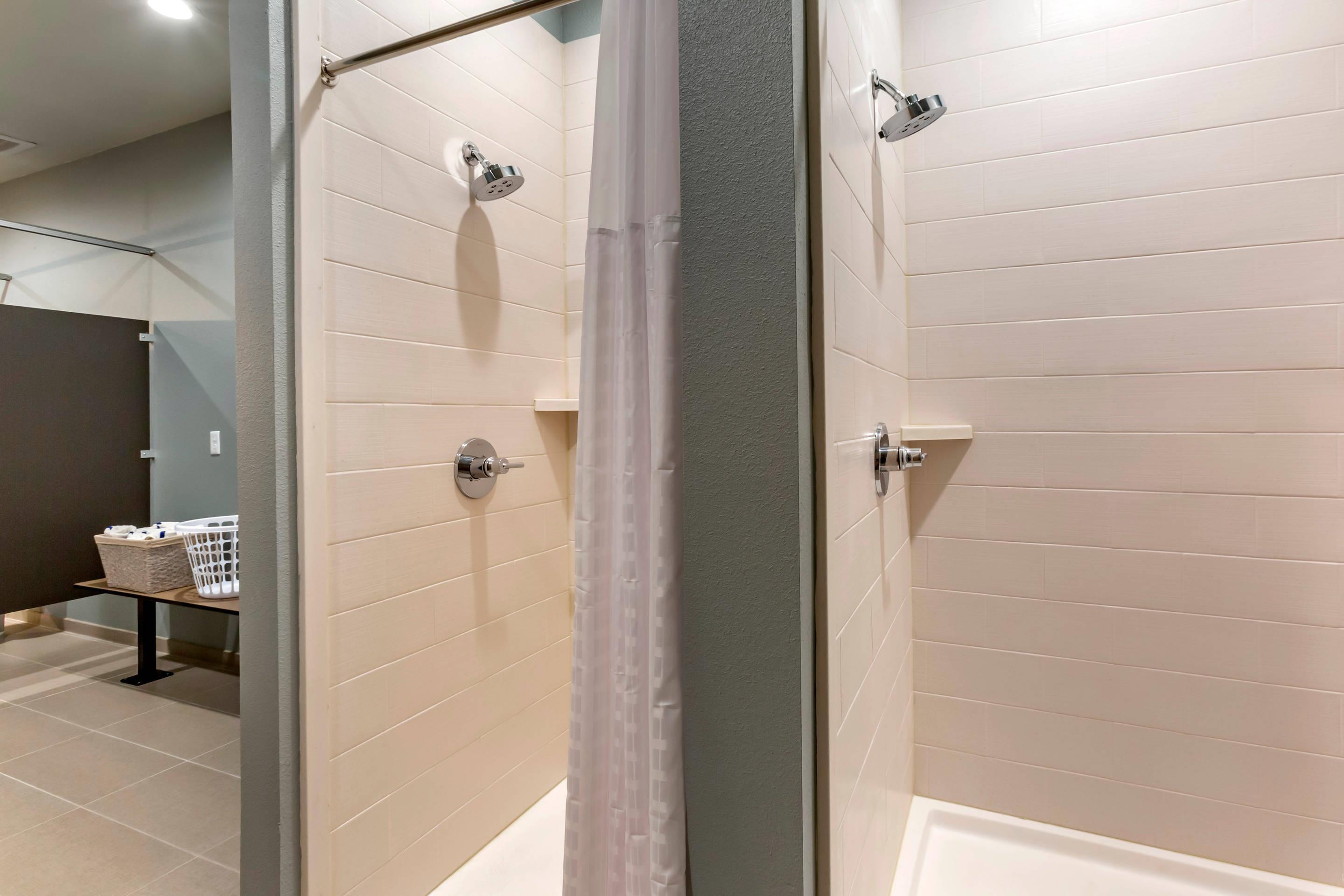 Shower area | MainStay Suites