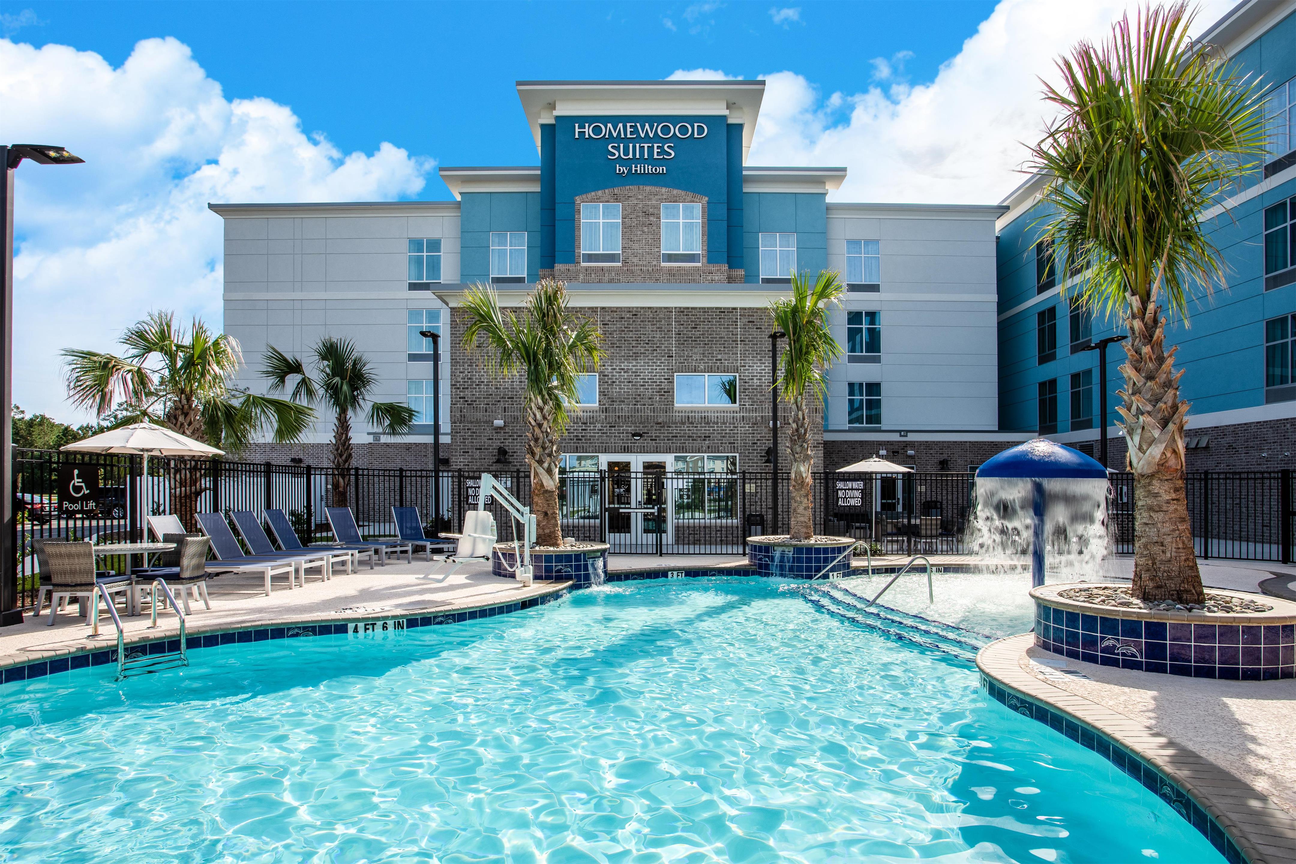 Pool | Homewood Suites by Hilton Myrtle Beach Coastal Grand Mall