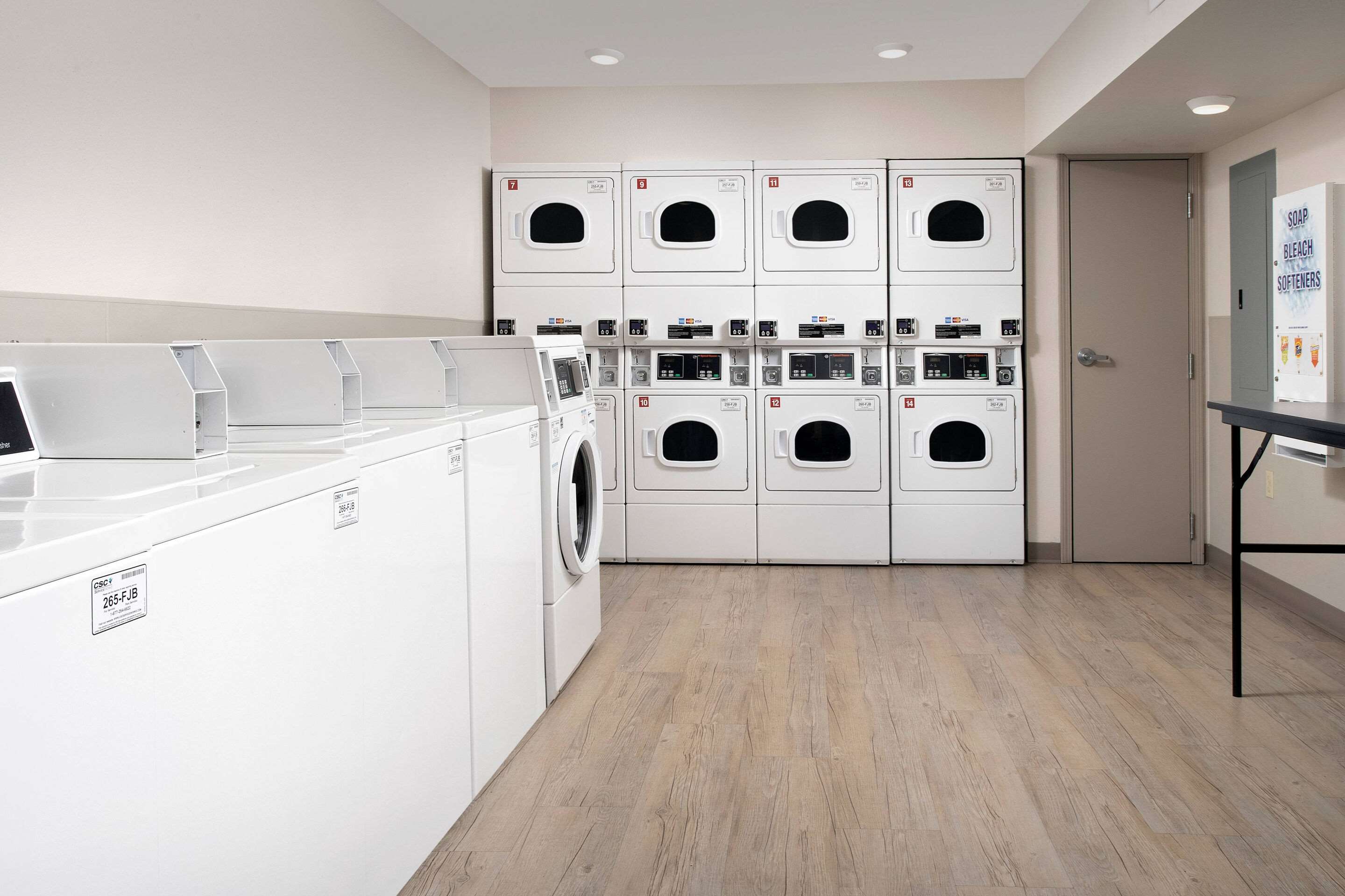 Guest laundry facilities