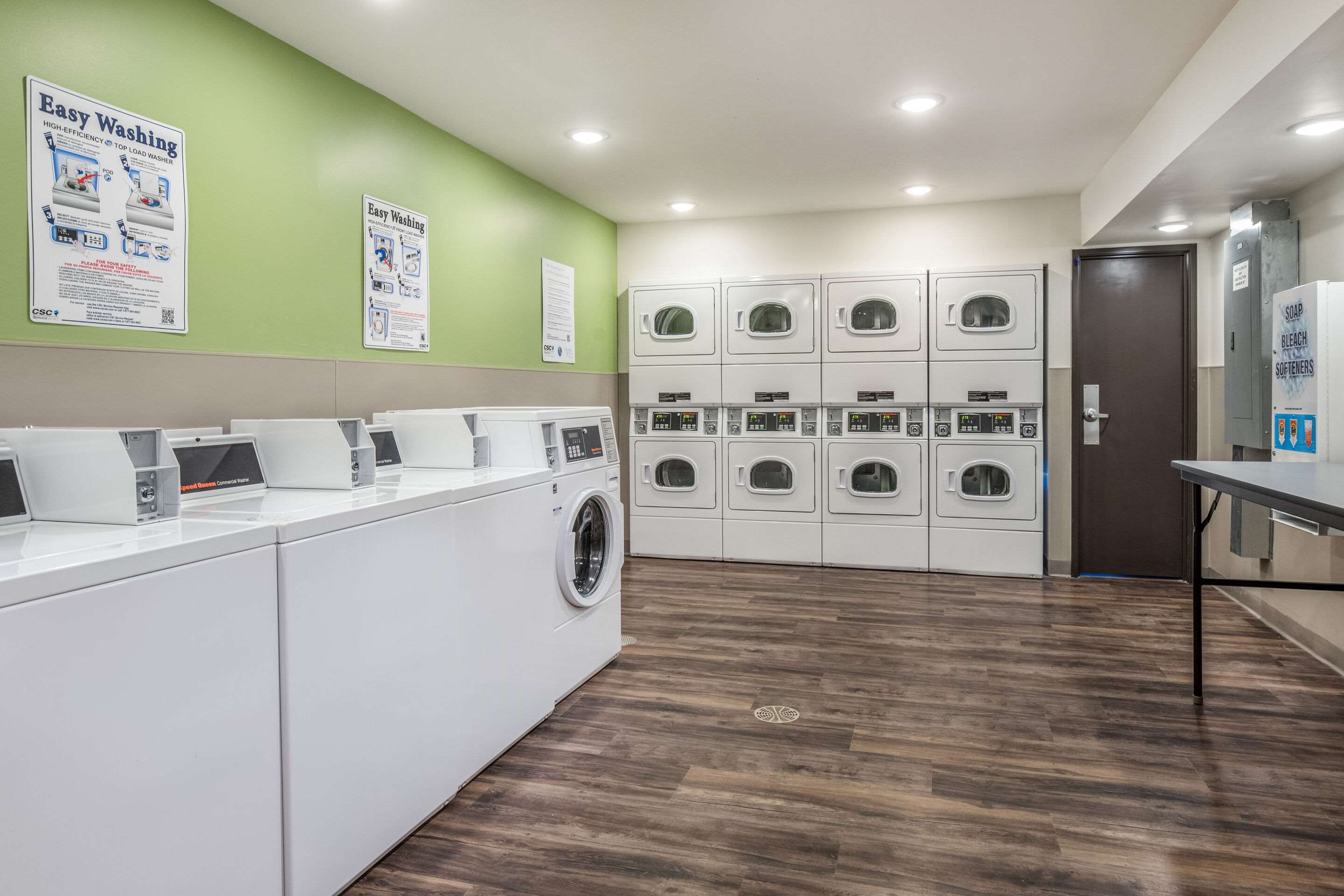 Guest laundry facilities