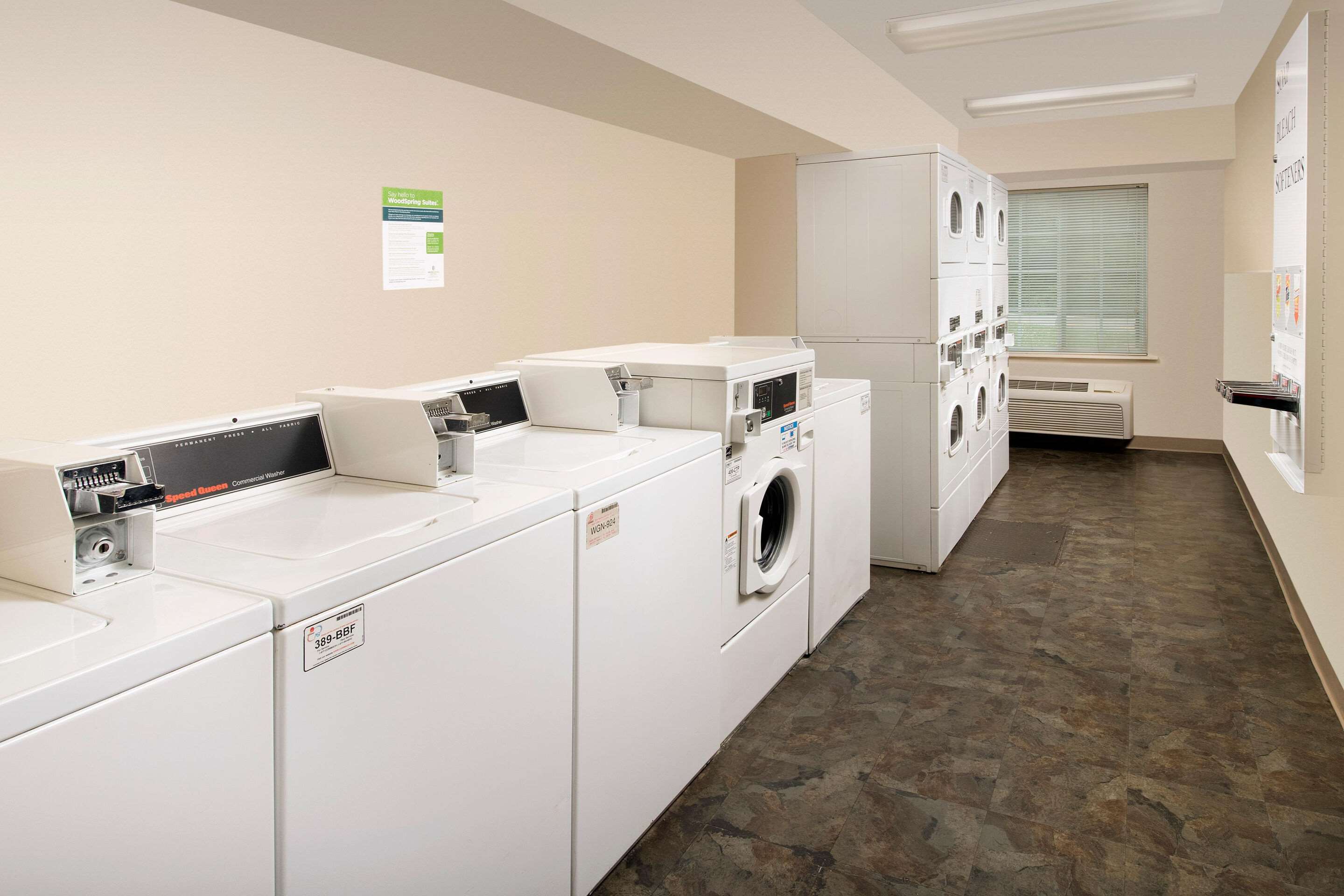 Guest laundry facilities