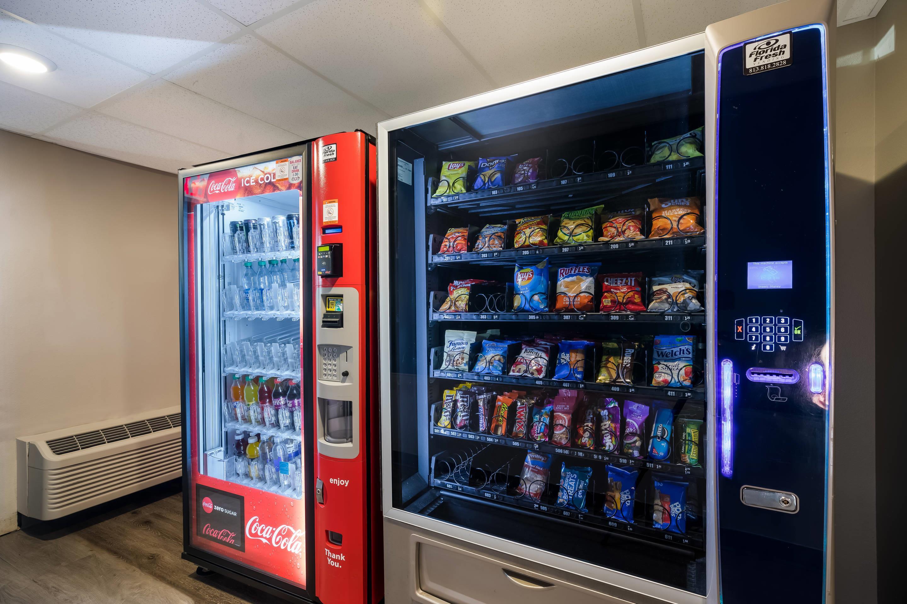 Hotel vending area
