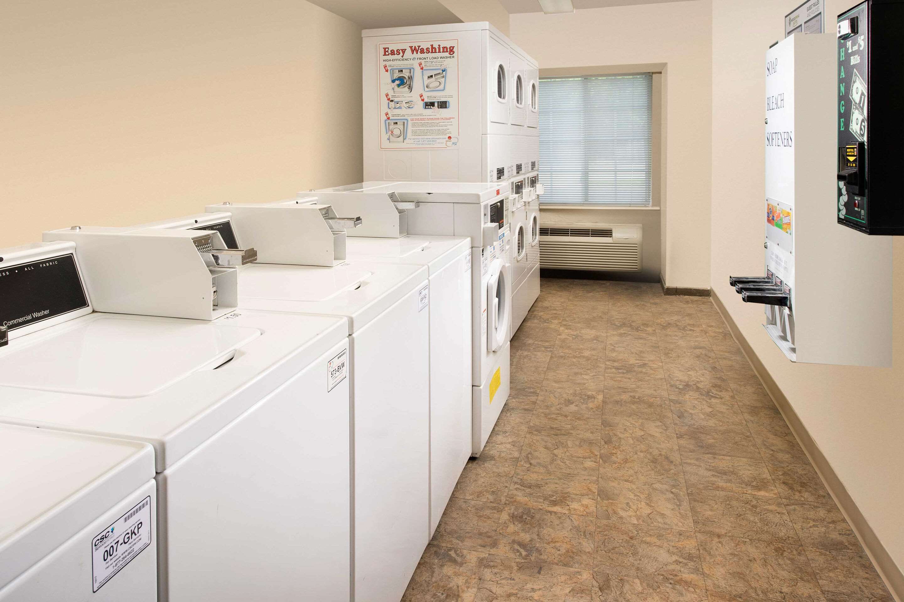 Guest laundry facilities