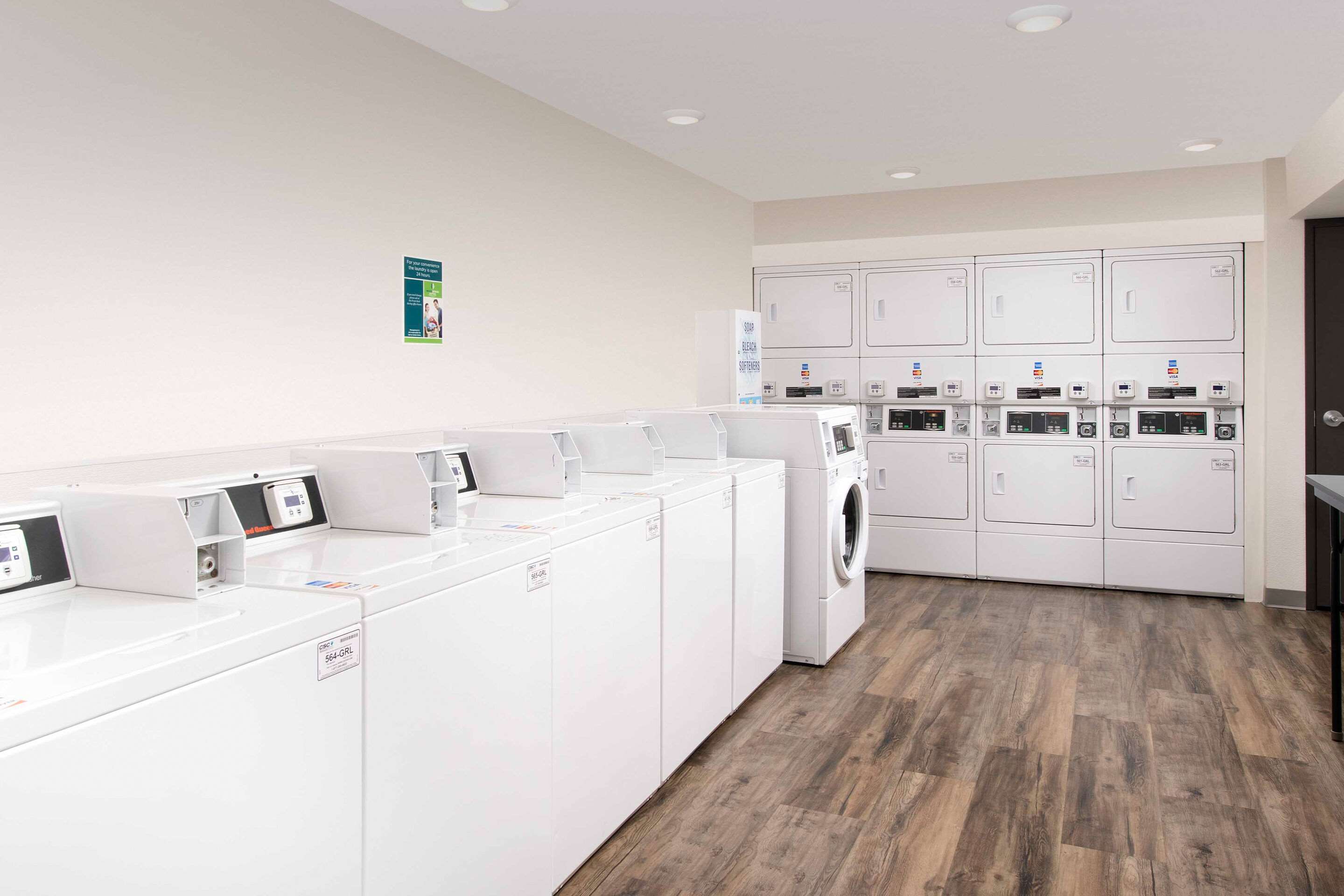 Guest laundry facilities