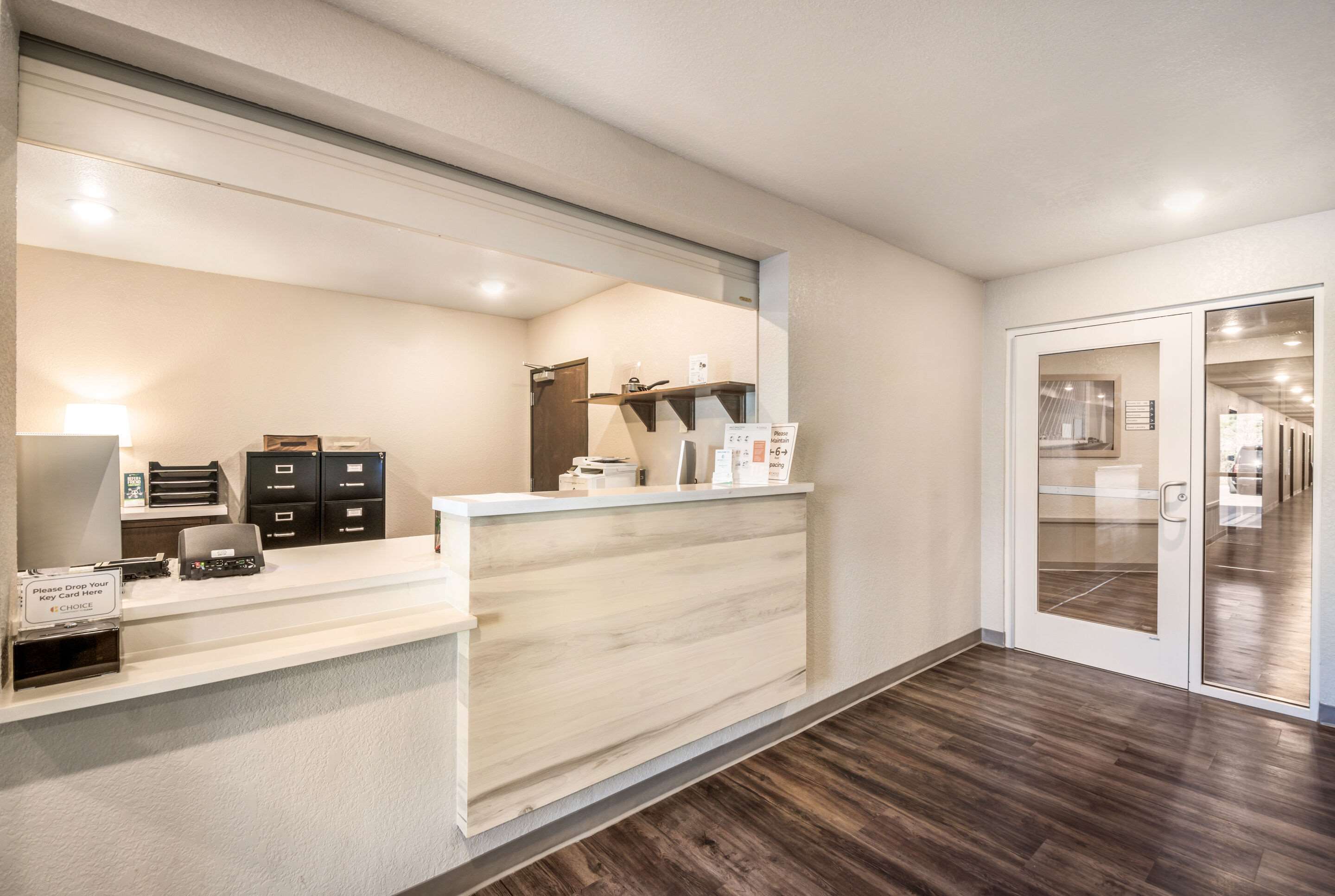 Spacious lobby