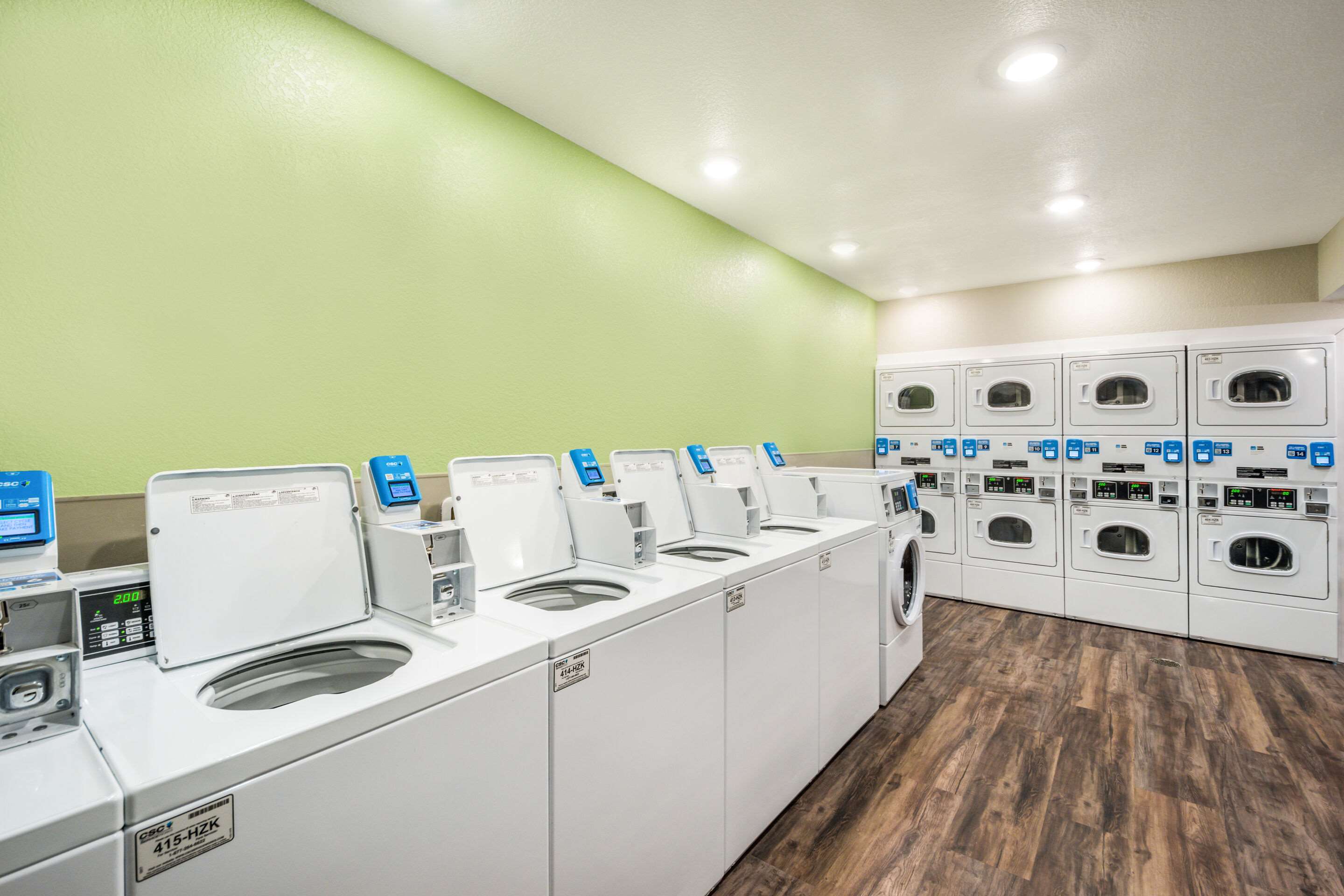 Guest laundry facilities
