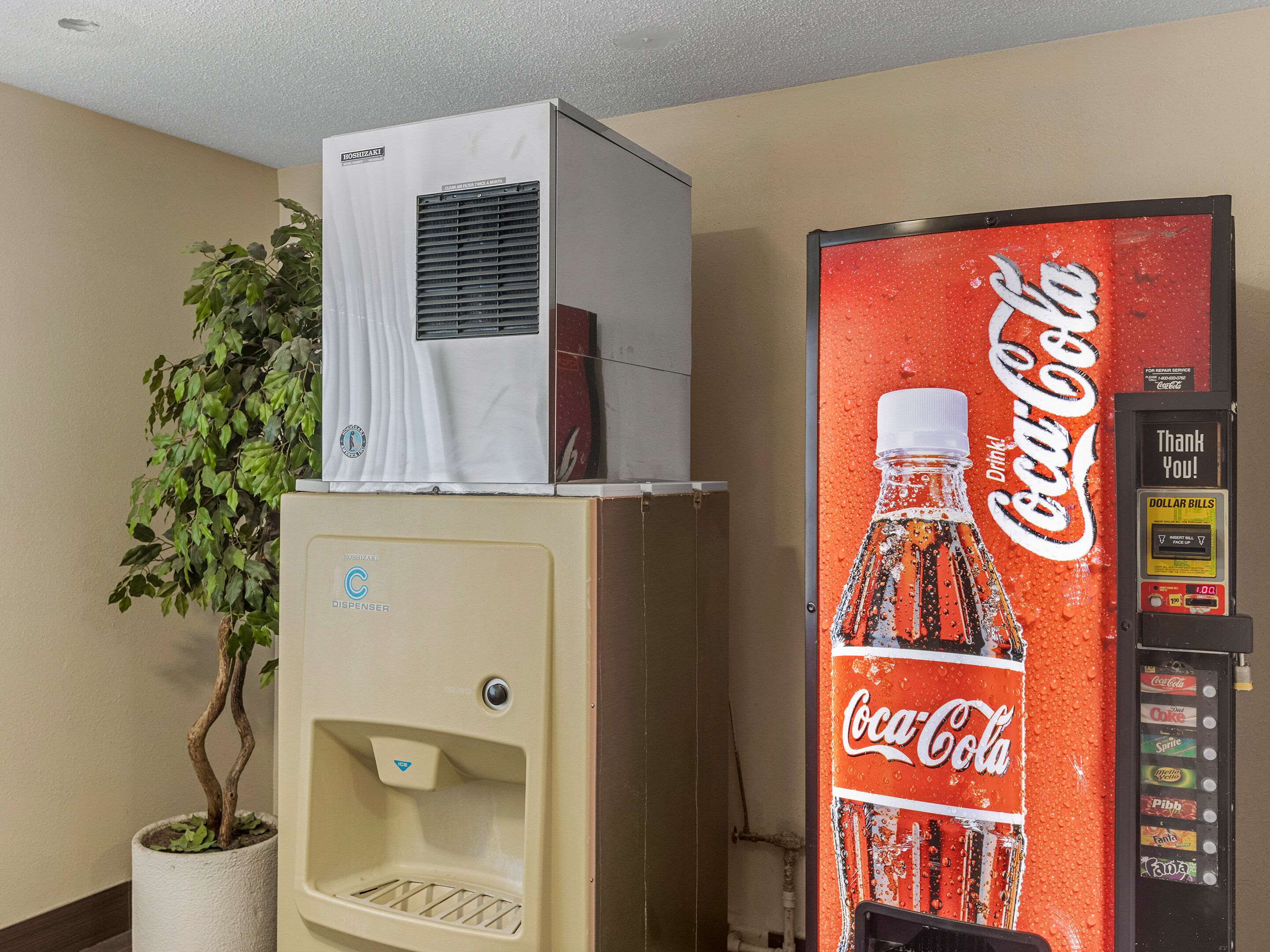 Hotel vending area