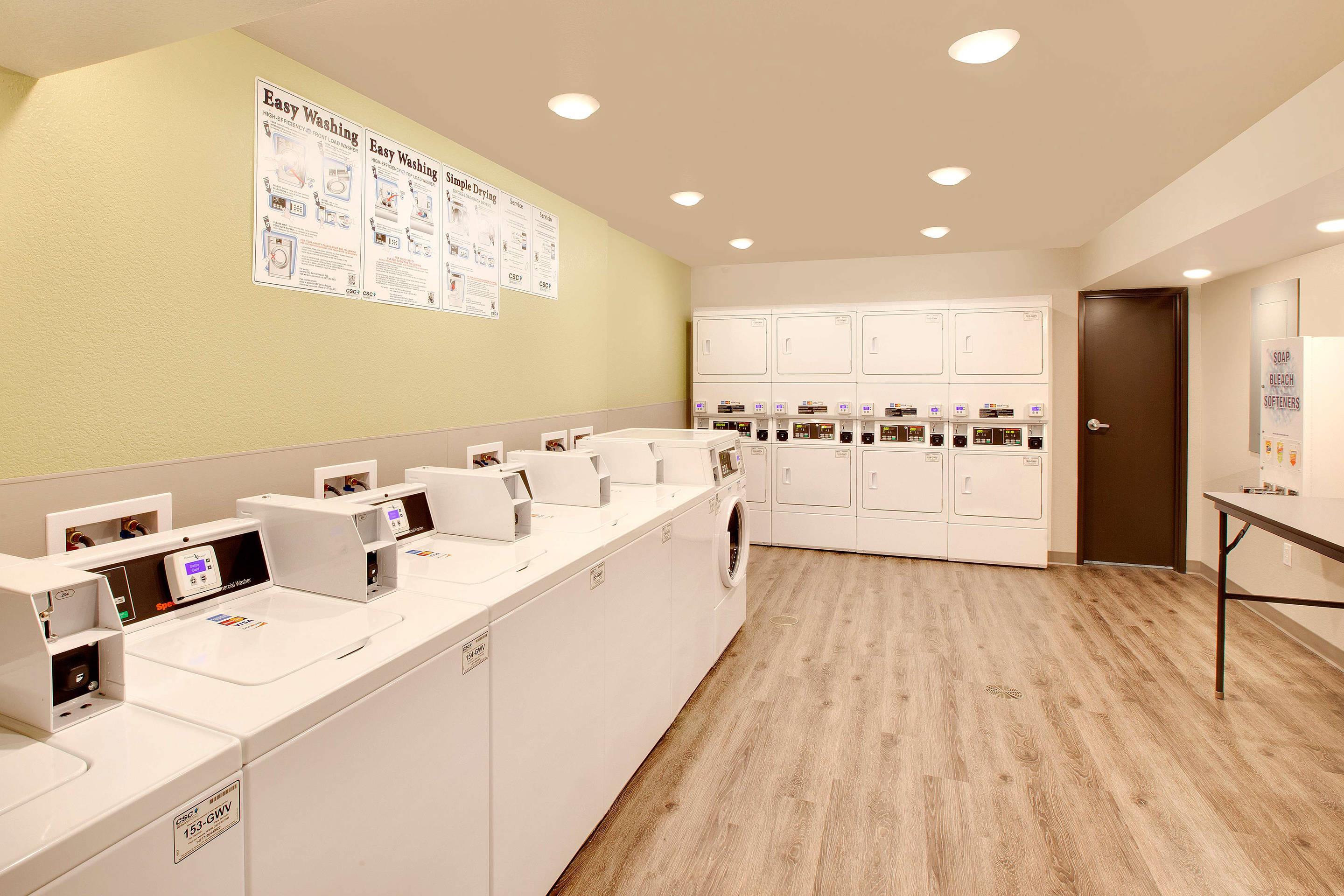 Guest laundry facilities