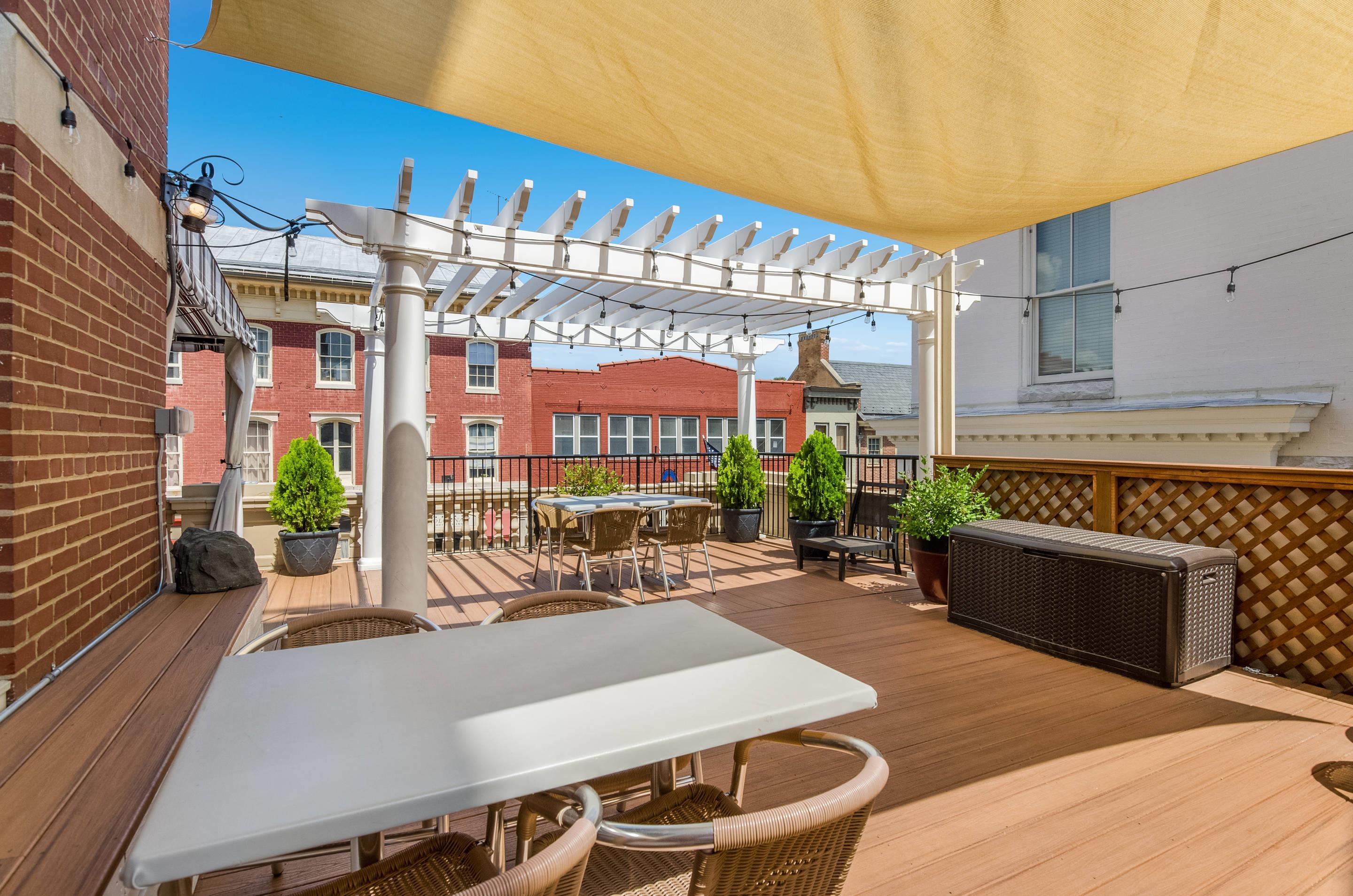 Hotel patio balcony | The Gin Hotel, Ascend Hotel Collection