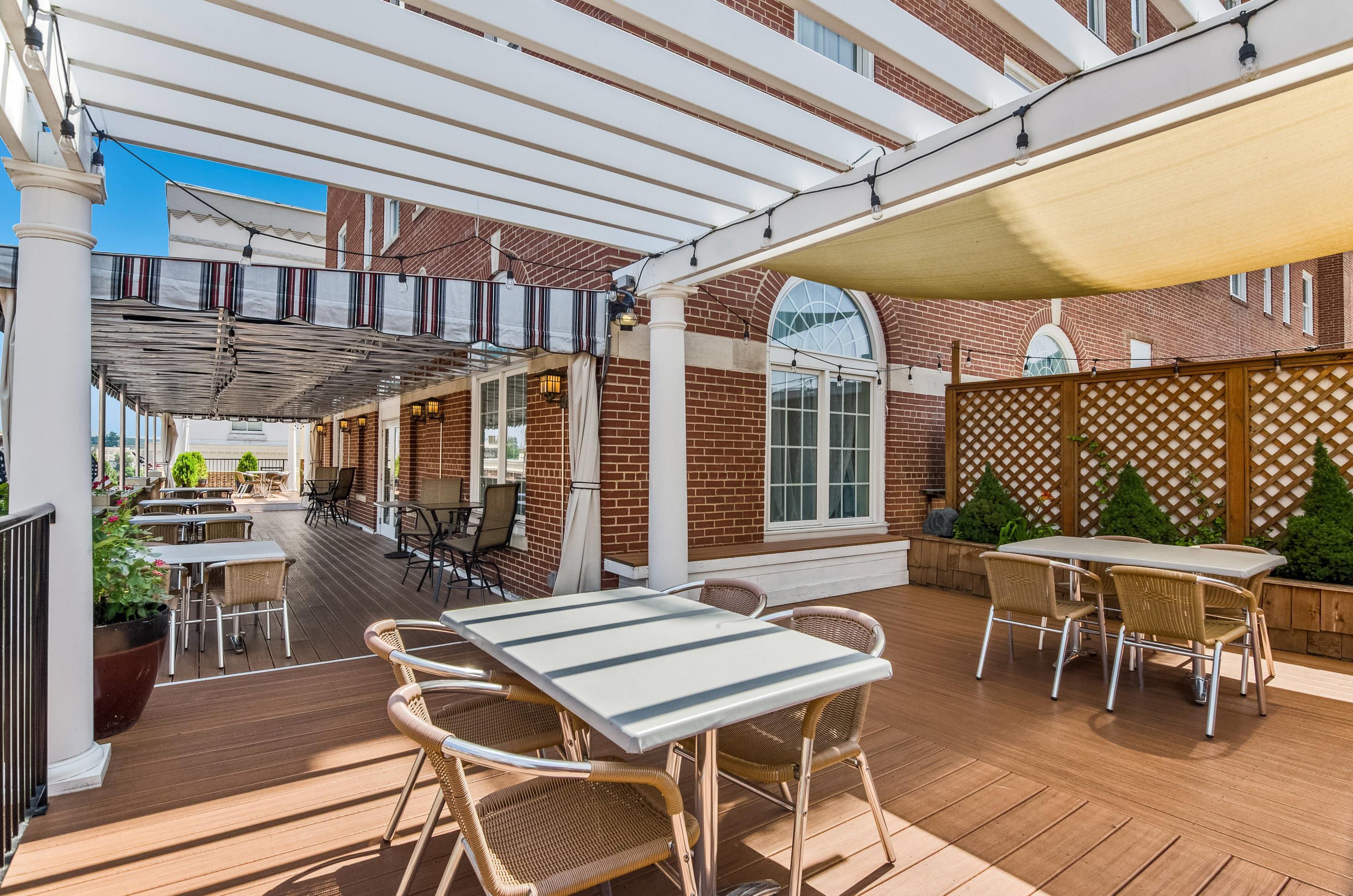 Hotel patio balcony | The Gin Hotel, Ascend Hotel Collection