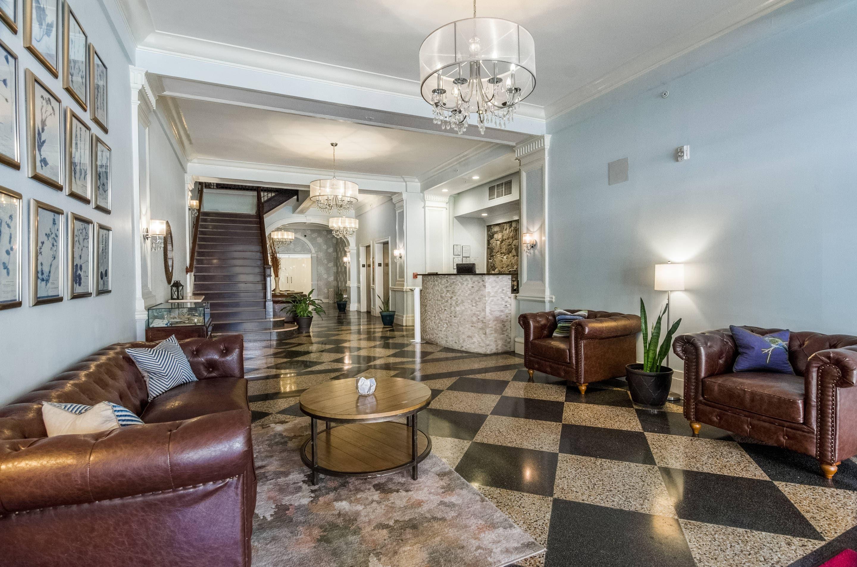 Hotel lobby | The Gin Hotel, Ascend Hotel Collection