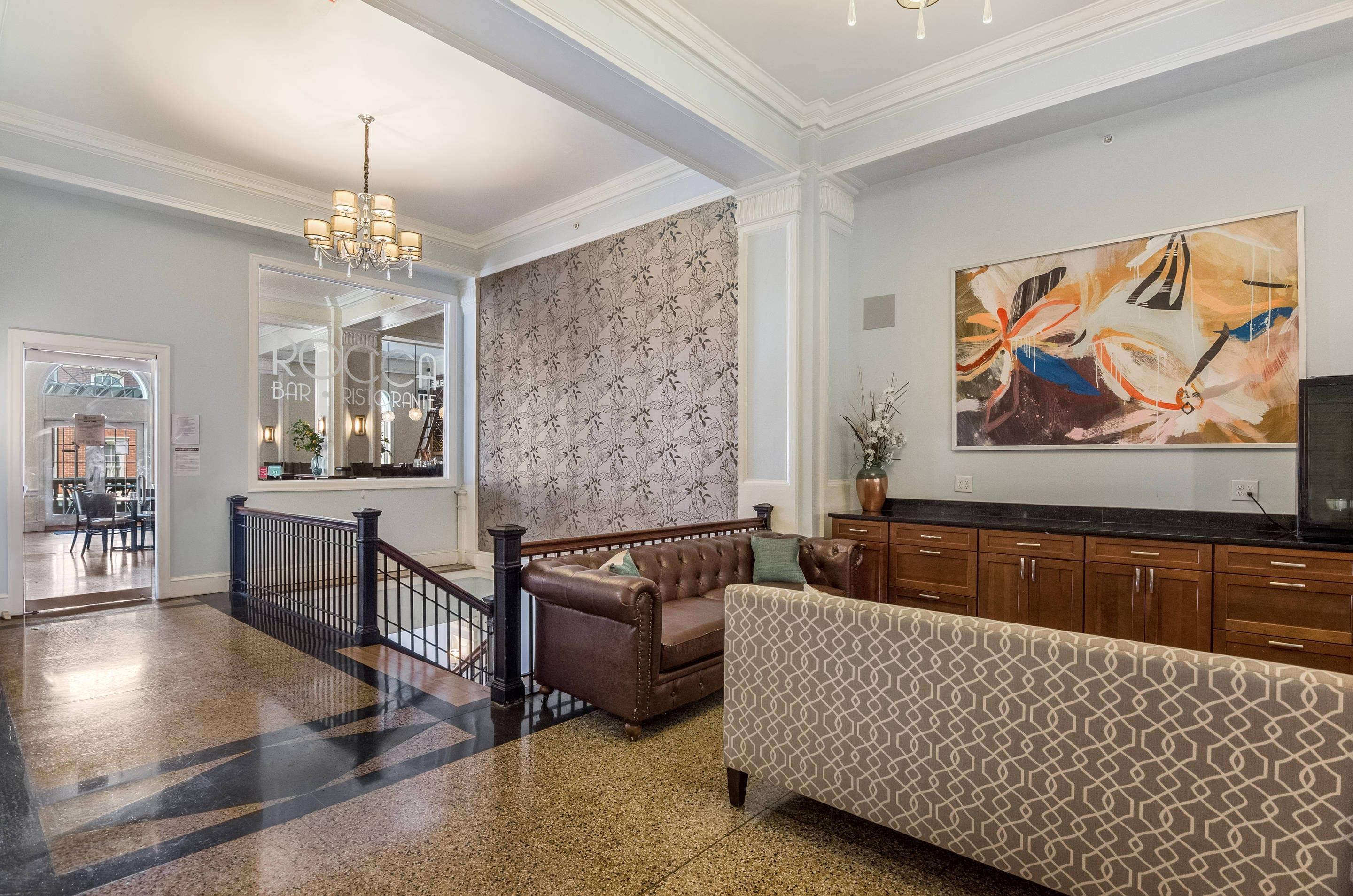 Hotel seating area | The Gin Hotel, Ascend Hotel Collection