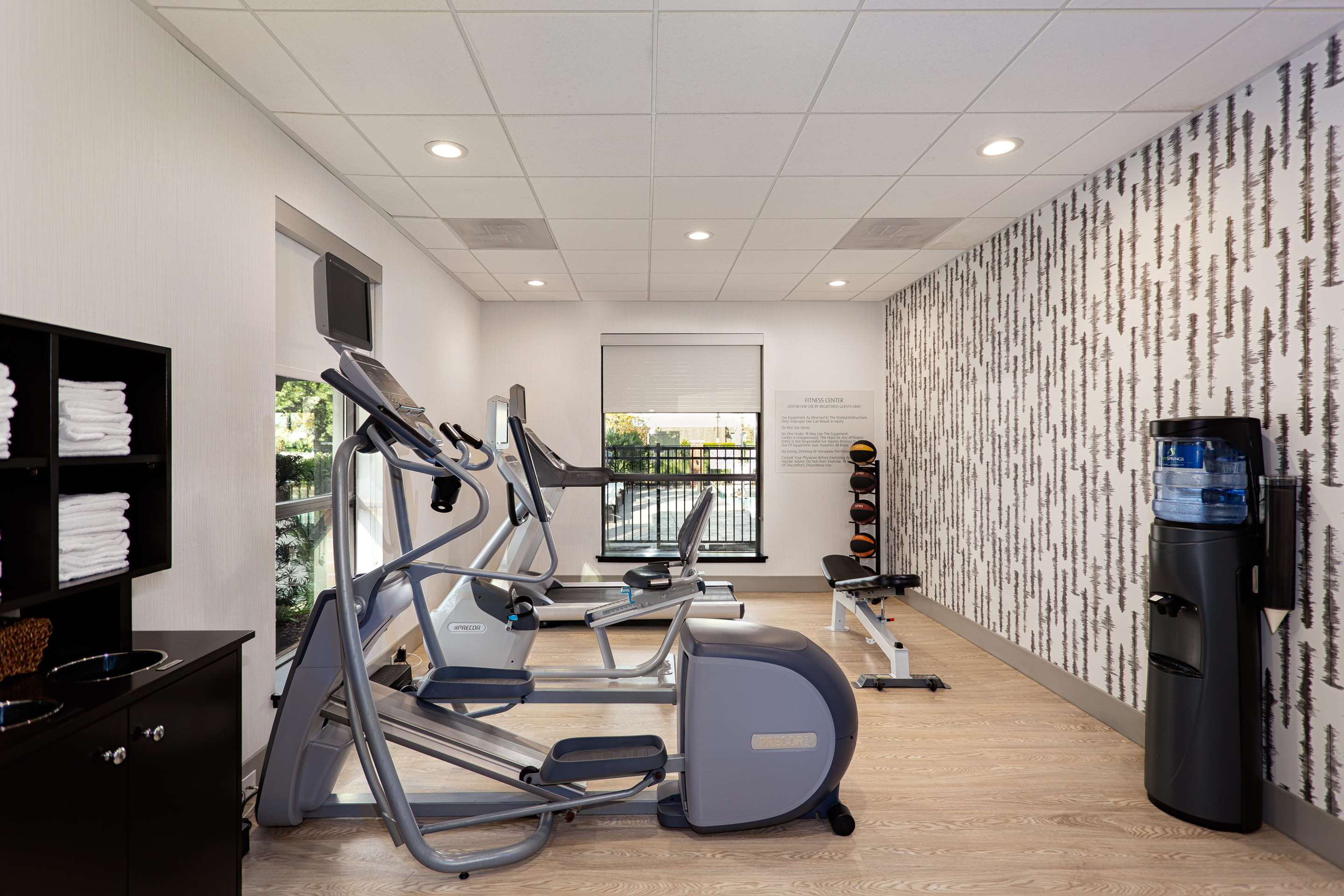 Health club fitness center gym | DoubleTree by Hilton Charleston Mount Pleasant