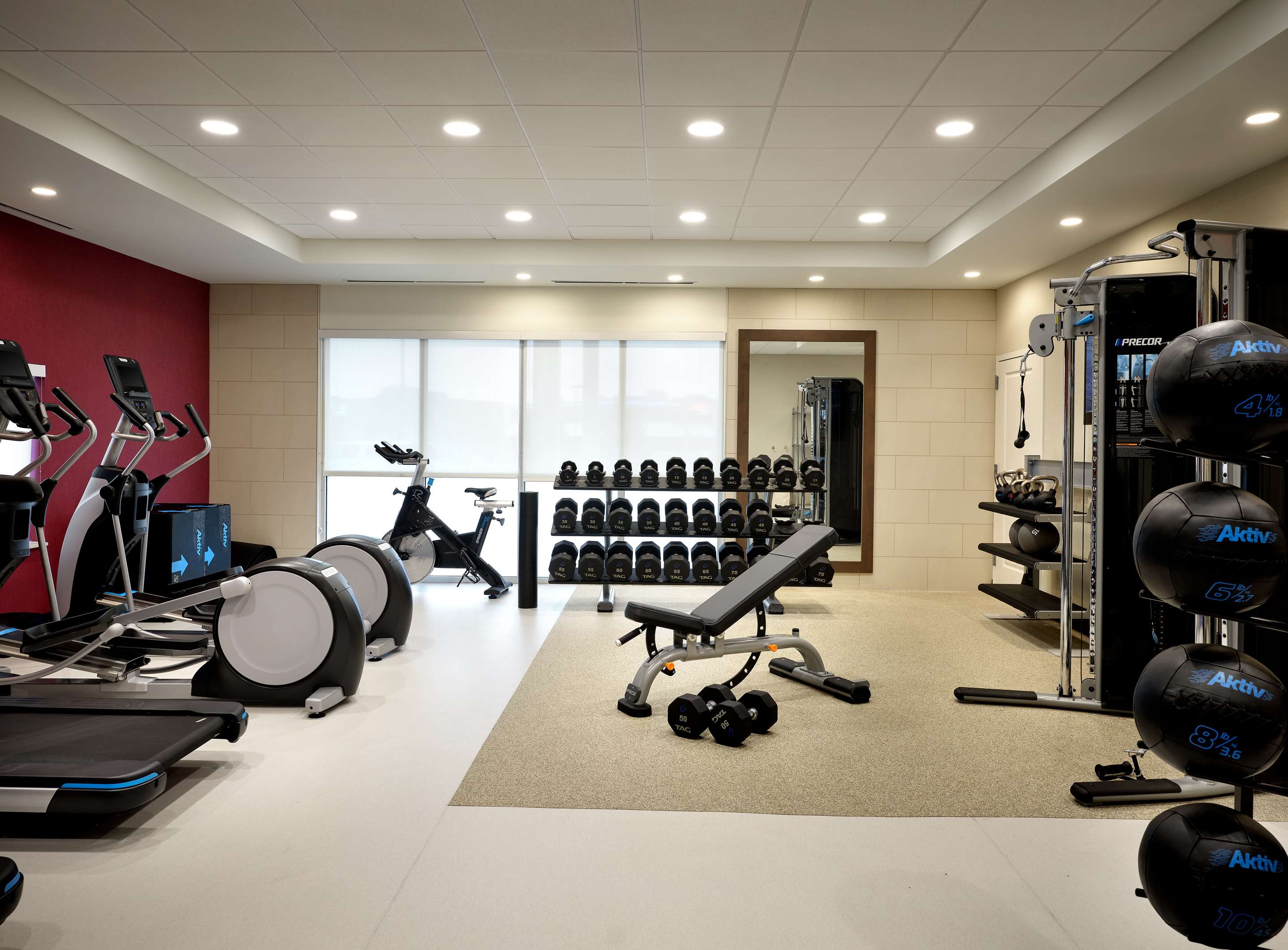 Health club fitness center gym | Home2 Suites By Hilton Fishers Indianapolis Northeast