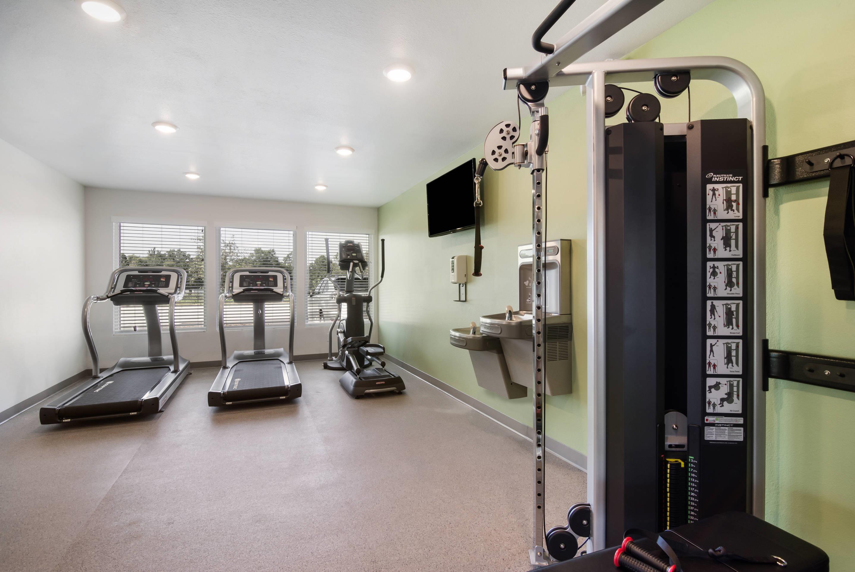 Fitness center | WoodSpring Suites Fort Mill