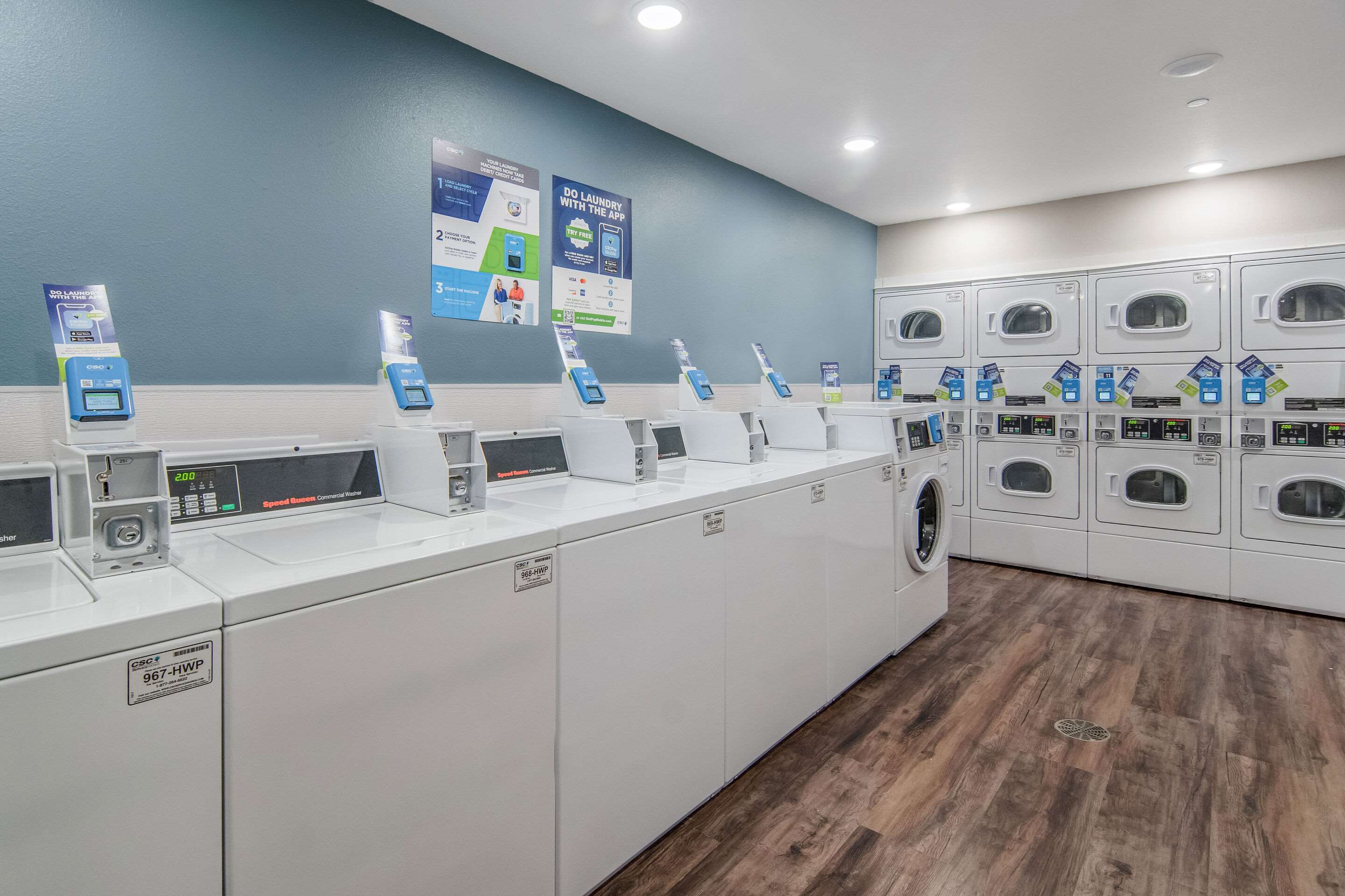 Guest laundry facilities | WoodSpring Suites North Ft Worth Alliance TX Speedway