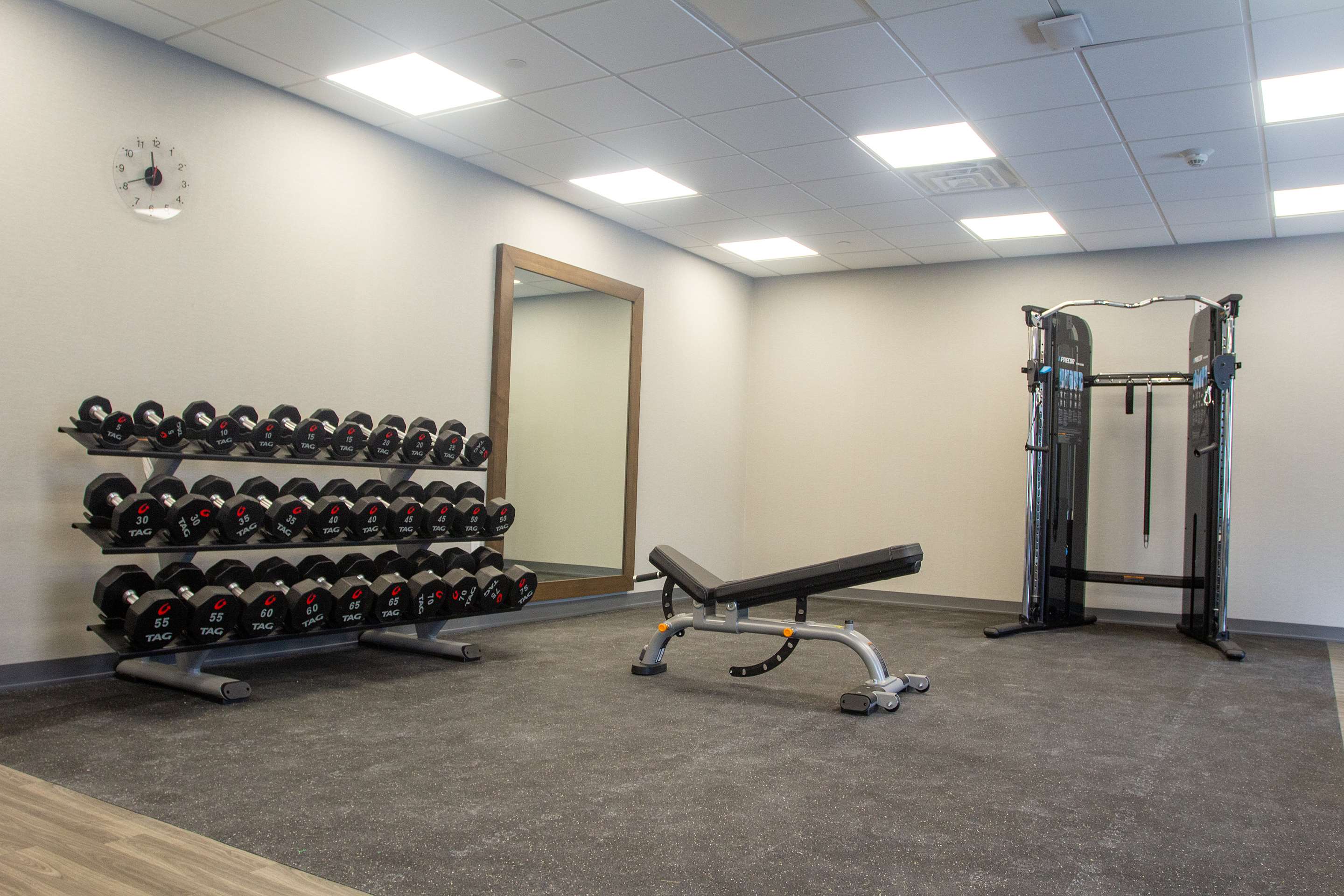 Health club fitness center gym | Hampton Inn & Suites North Attleboro