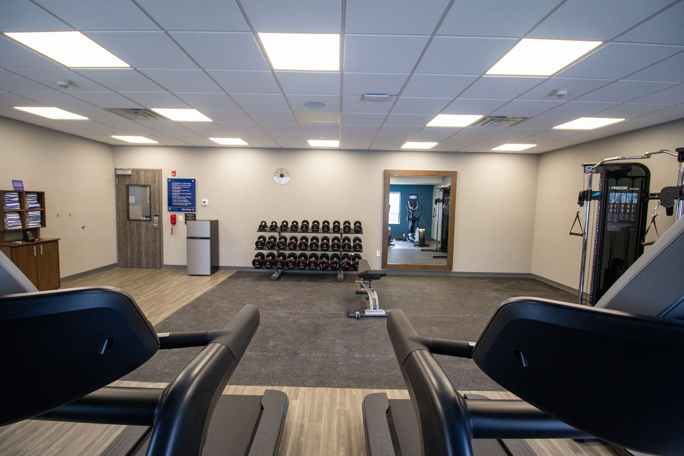 Health club fitness center gym | Hampton Inn & Suites North Attleboro