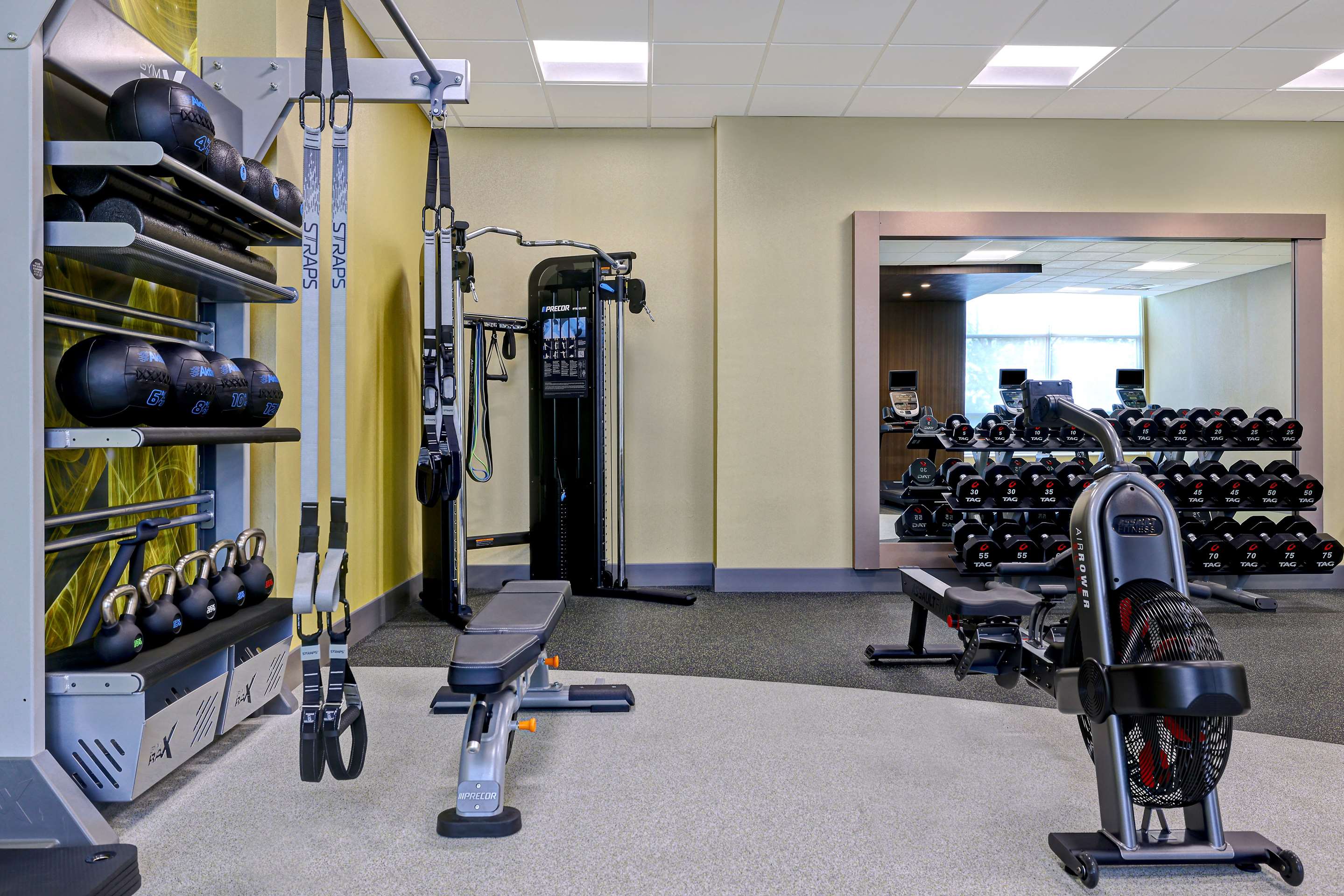 Health club fitness center gym