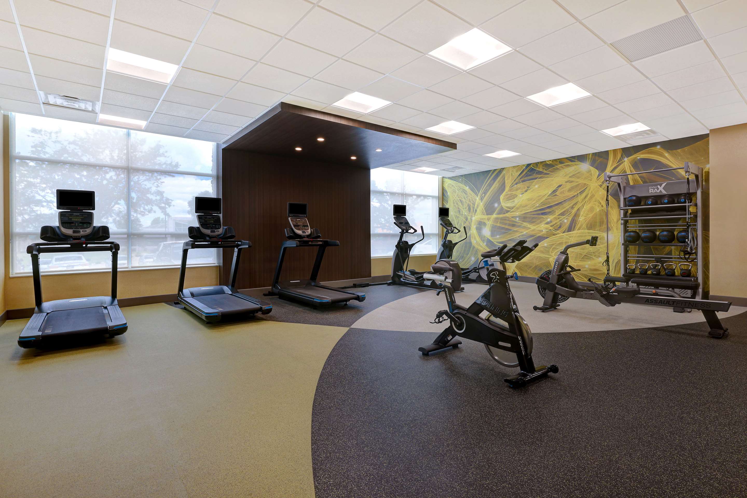 Health club fitness center gym