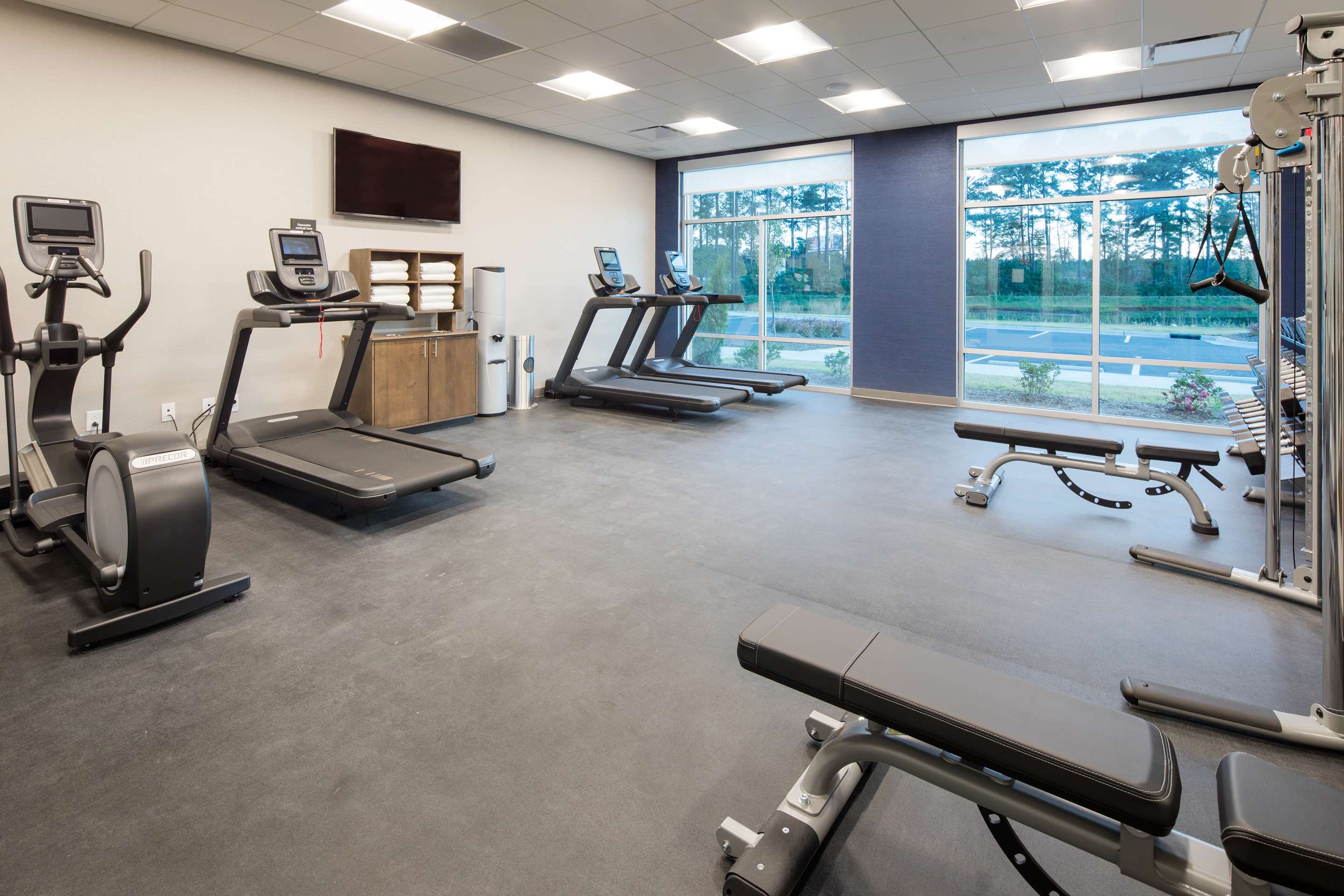Health club fitness center gym | Hampton Inn Smithfield Selma, NC
