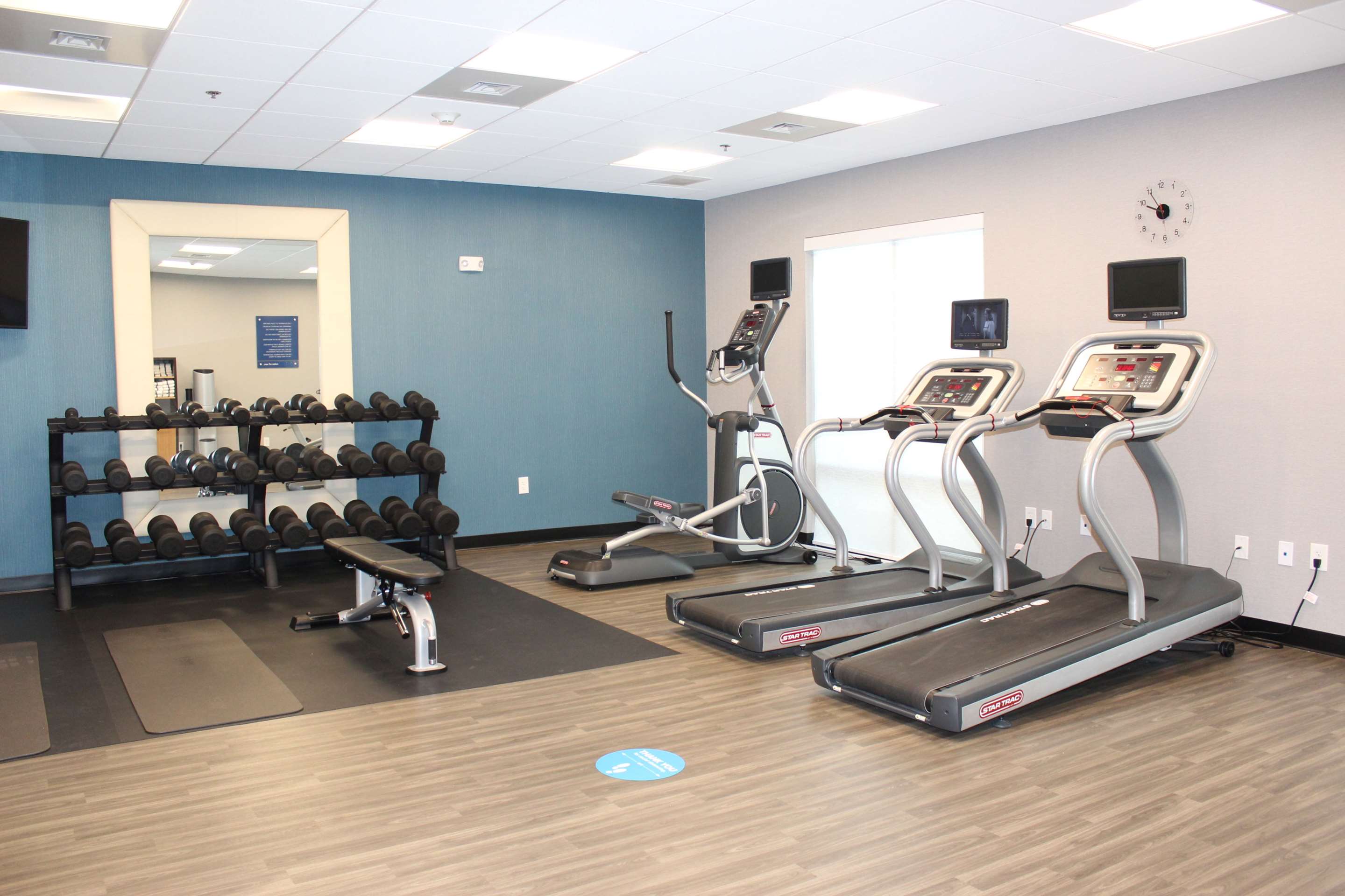 Health club fitness center gym | Hampton Inn Lexington