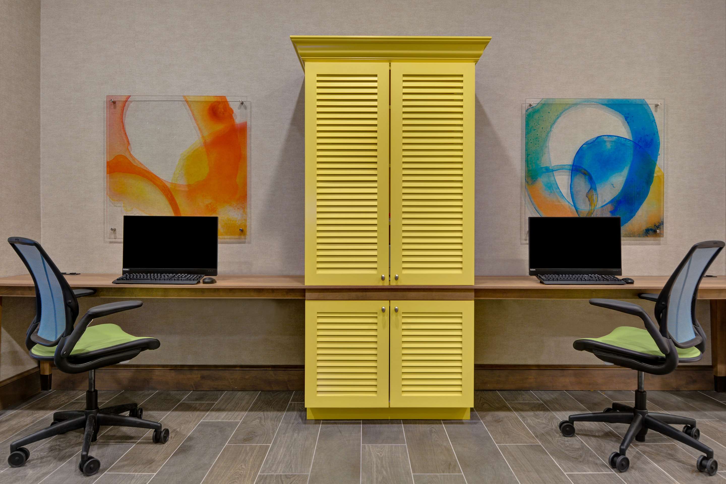 Business Center | Home2 Suites by Hilton Orlando at Flamingo Crossings