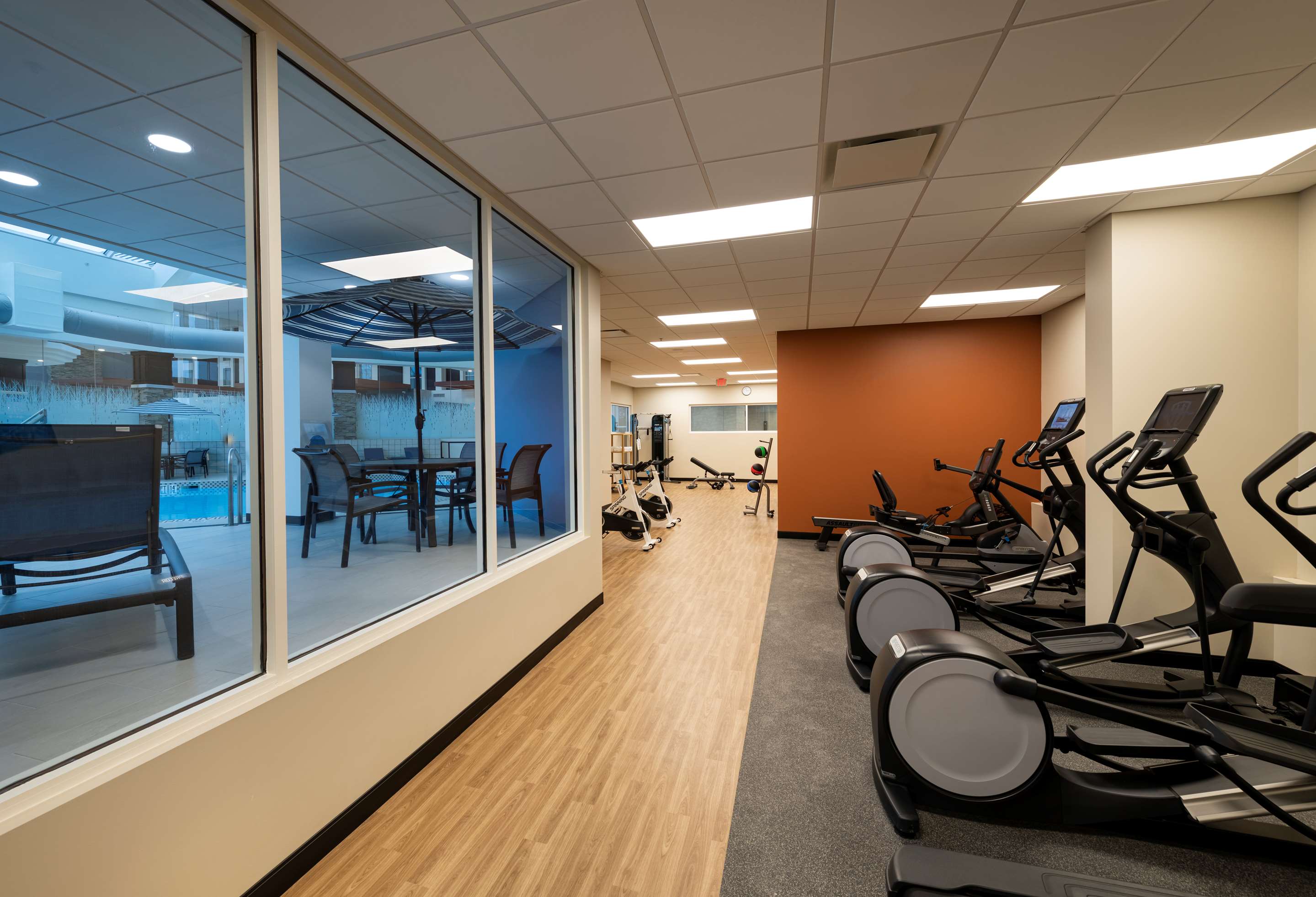 Health club fitness center gym