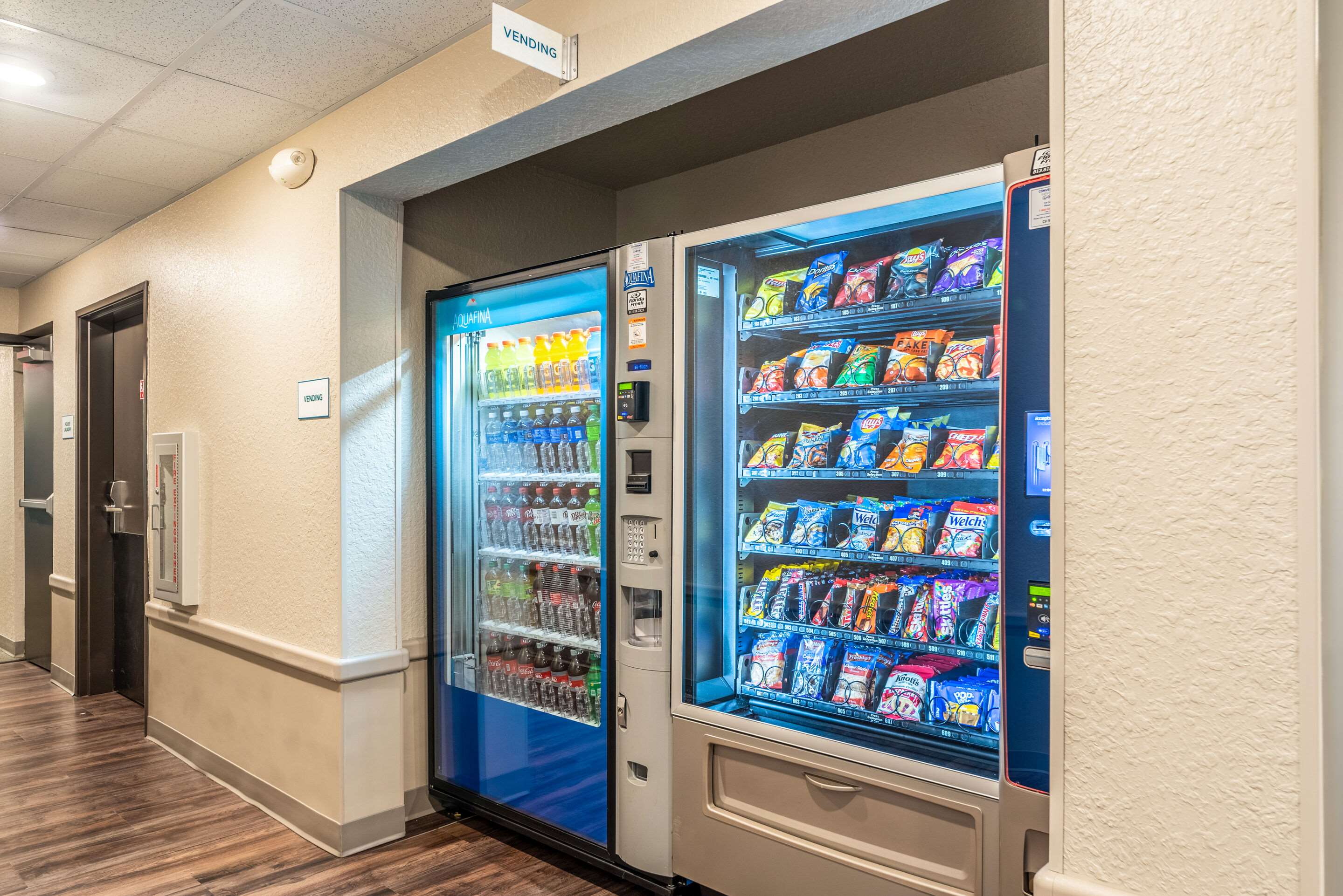 Hotel vending area