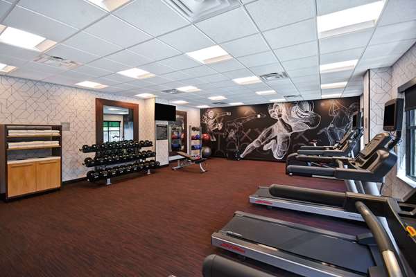 Fitness/ Exercise Room - Homewood Suites by Hilton Downtown Tuscaloosa