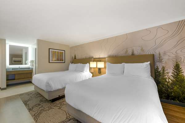 2 Queen Beds, Non-Smoking, Communication Assistance, Pillow Top Mattress, Microwave And Refrigerator, Safe