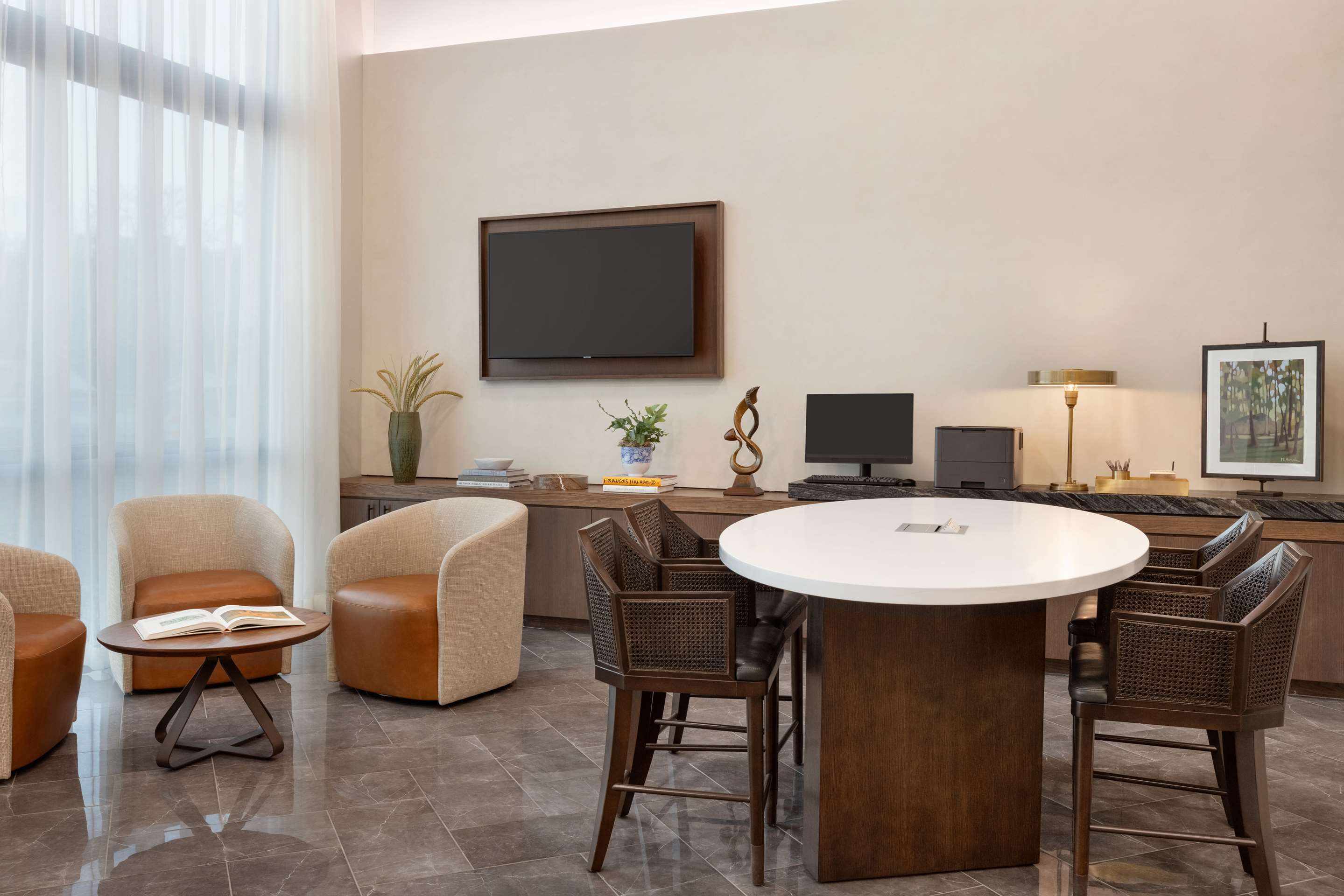 Business Center | Valley Hotel Homewood Birmingham, Curio Collection by Hilton