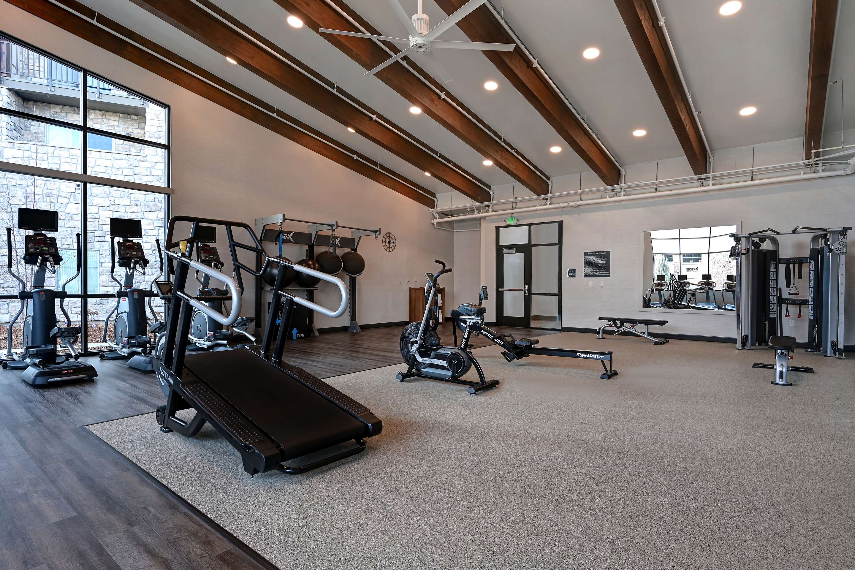 Health club fitness center gym