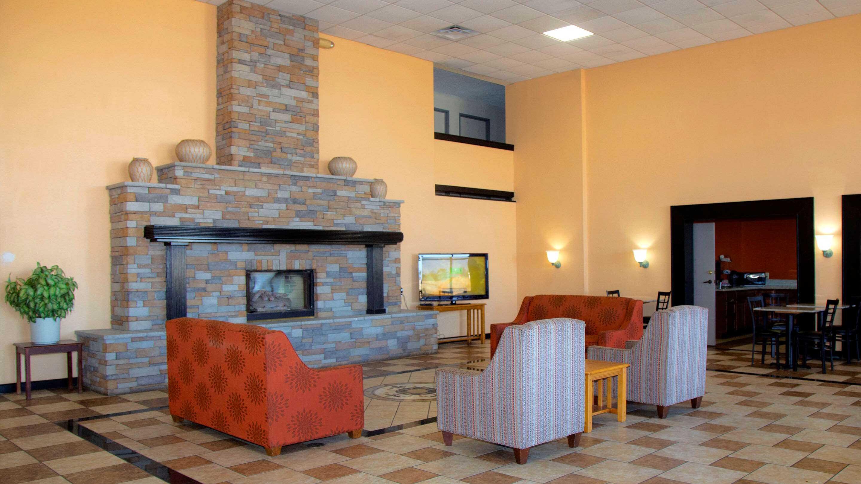 Hotel lobby