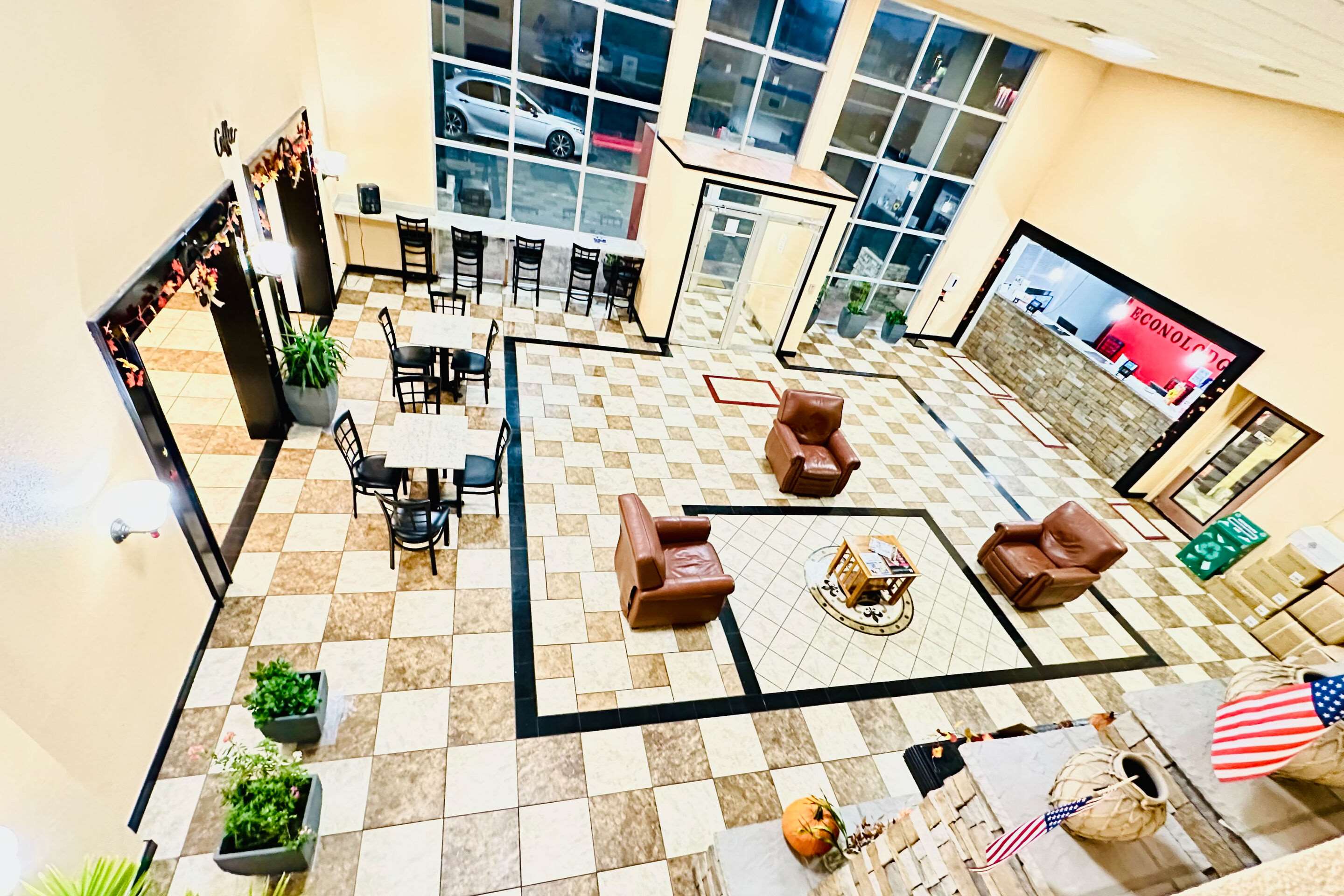 Hotel lobby