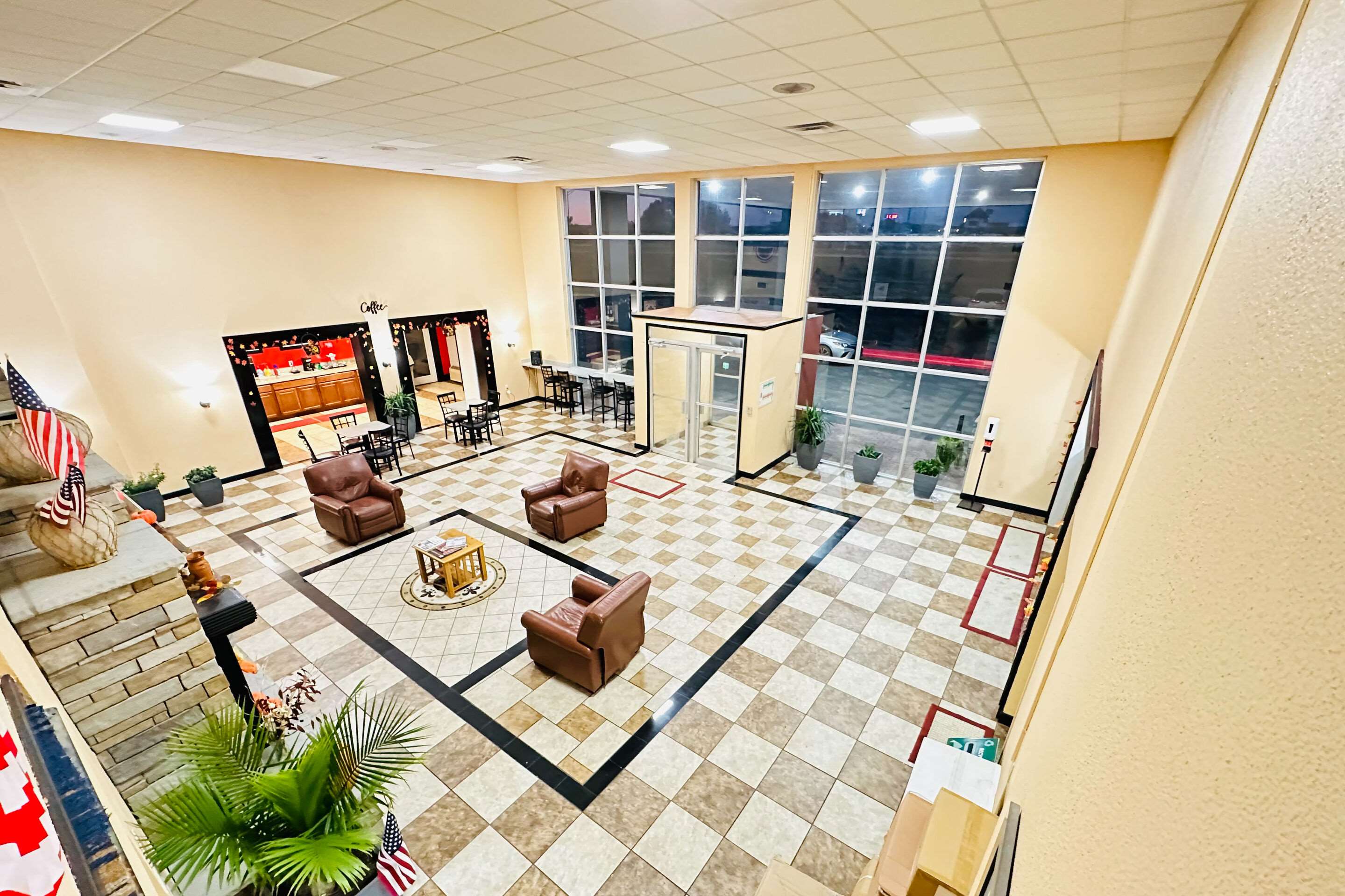 Hotel lobby