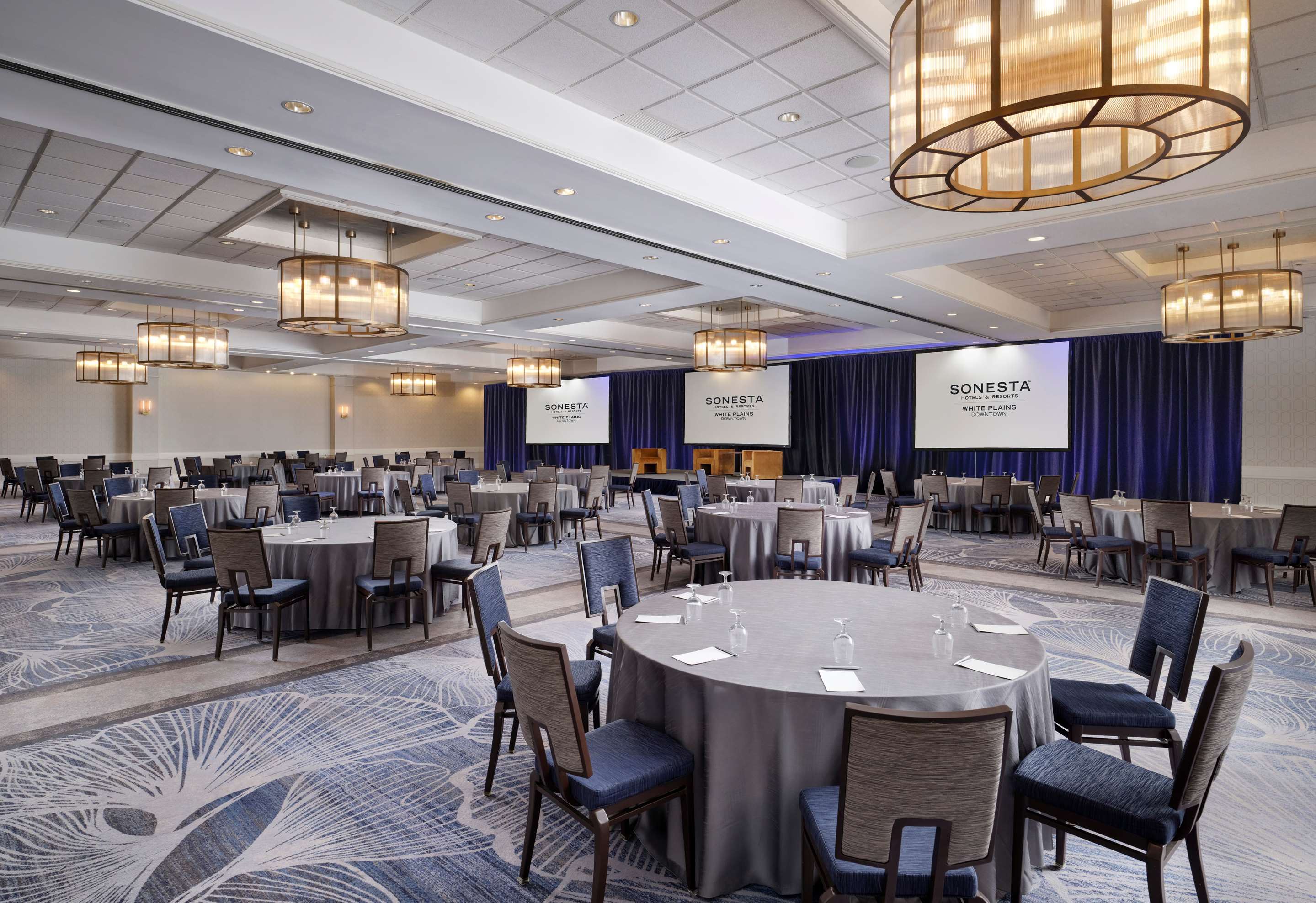 SHR WhitePlains Meetings Grand Ballroom Rounds