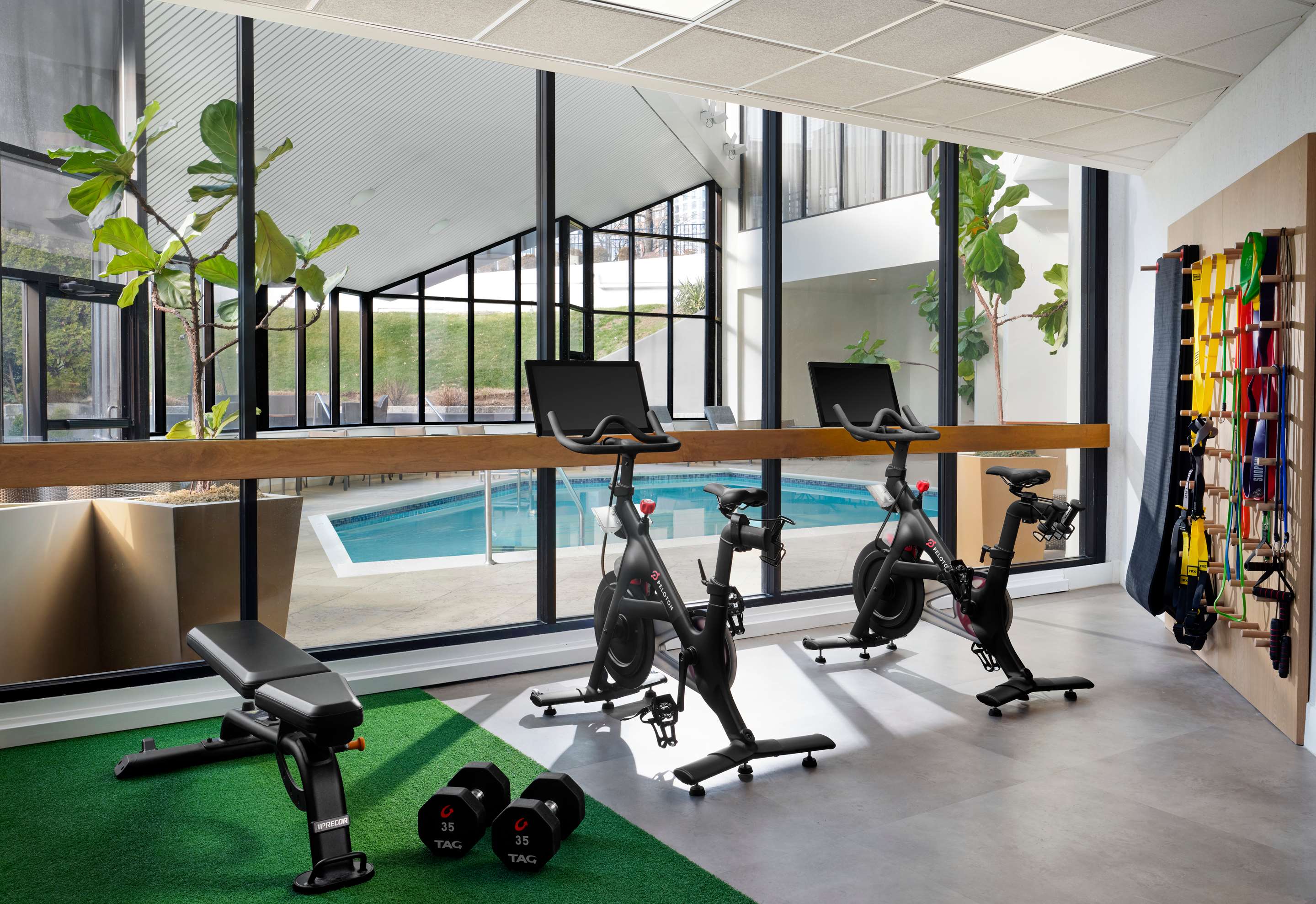 SHR WhitePlains Amenity FitnessCenter PelotonBikes
