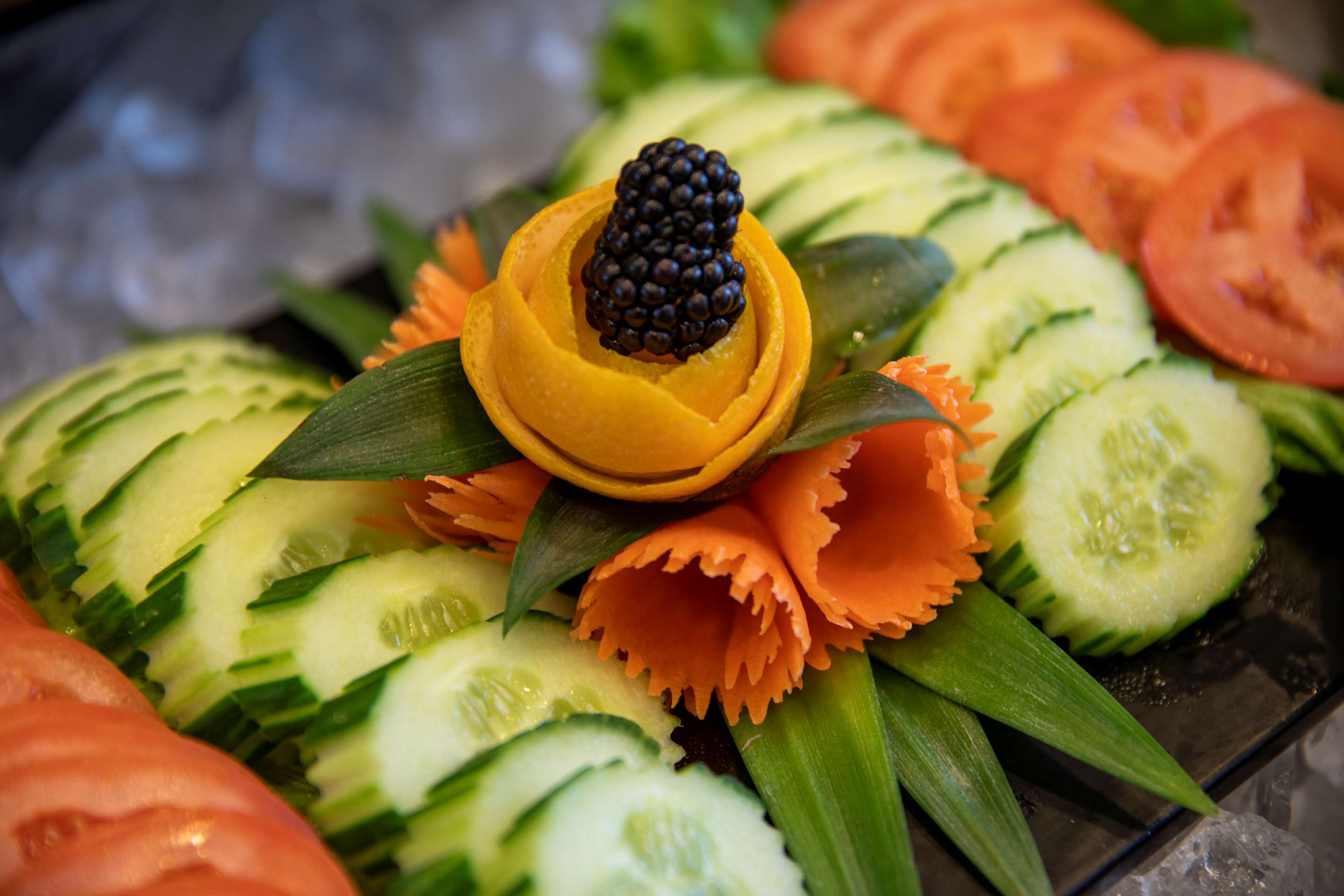 SHR SanJose Dining Catering VegetableSlices