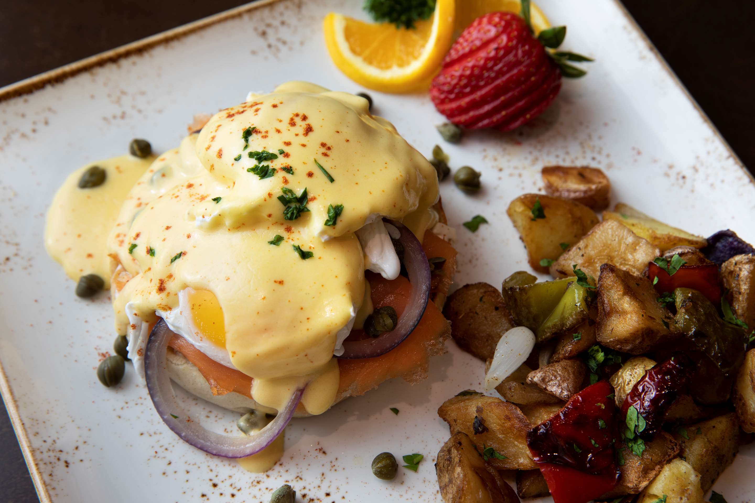 SHR SanJose Dining MenuItem EggsBenedict