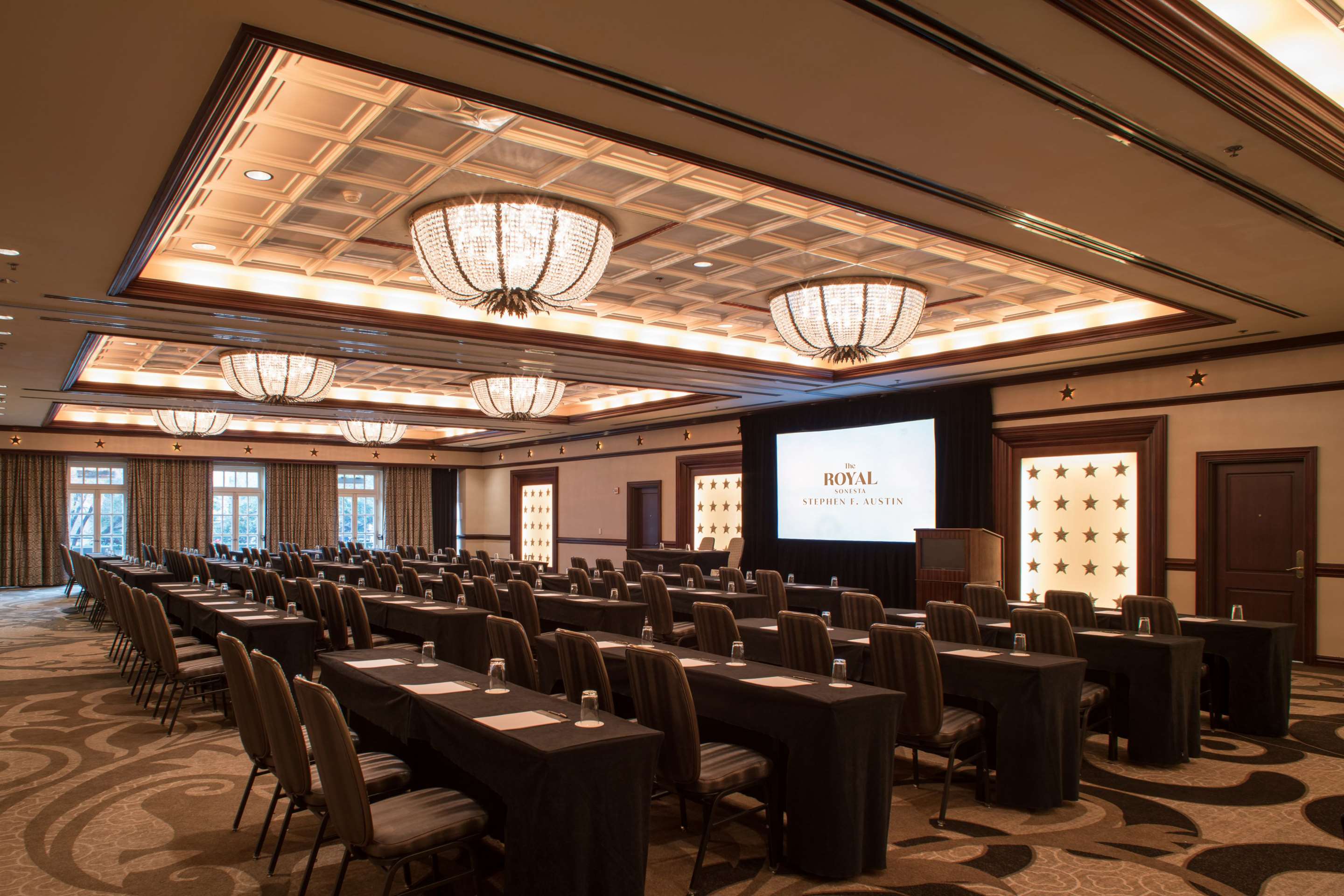 Capital Ballroom- Where collaboration and comfort meet. | The Stephen F Austin Royal Sonesta Hotel