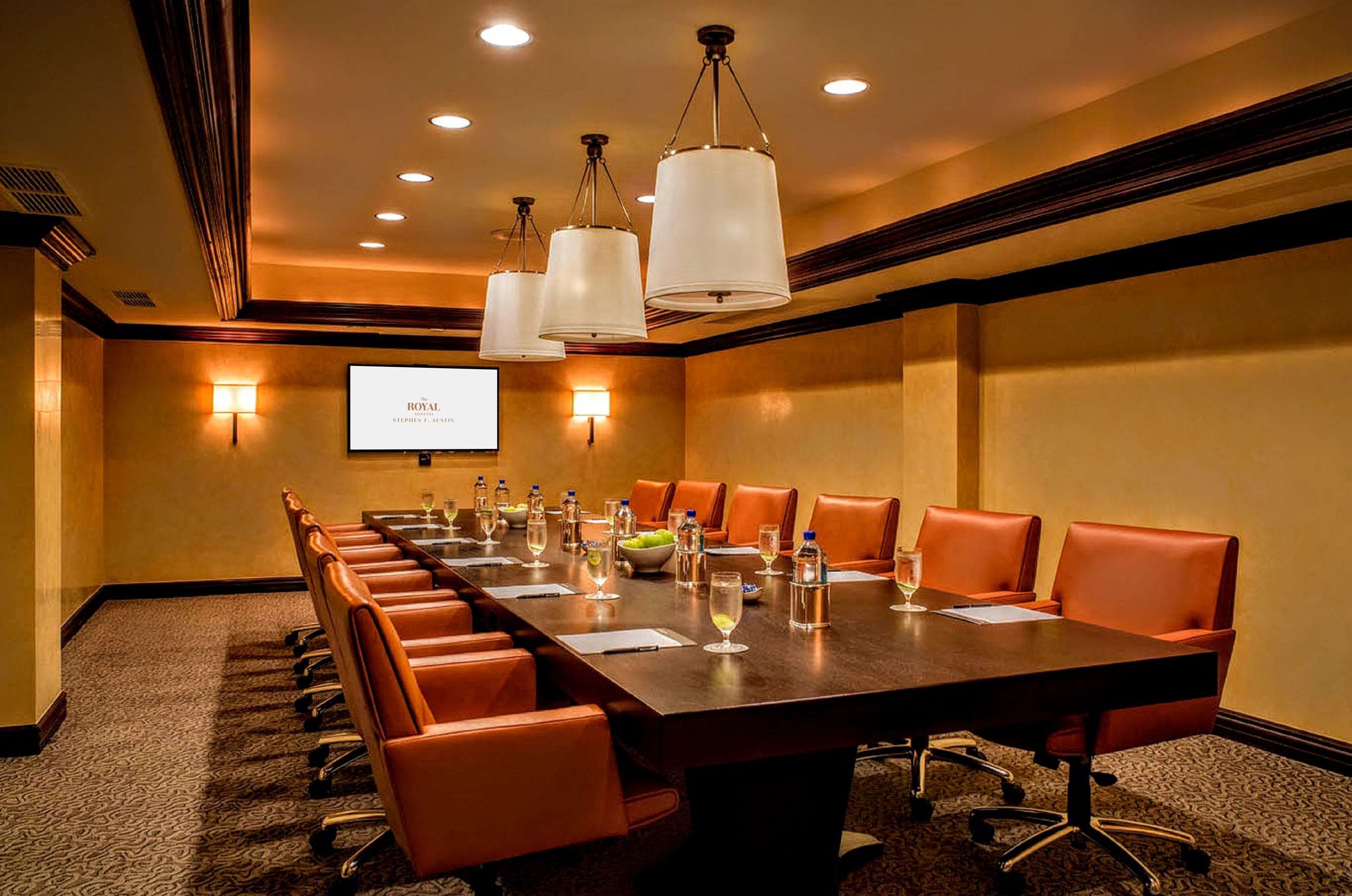 Cloakroom - A refined space for focused collaboration. | The Stephen F Austin Royal Sonesta Hotel