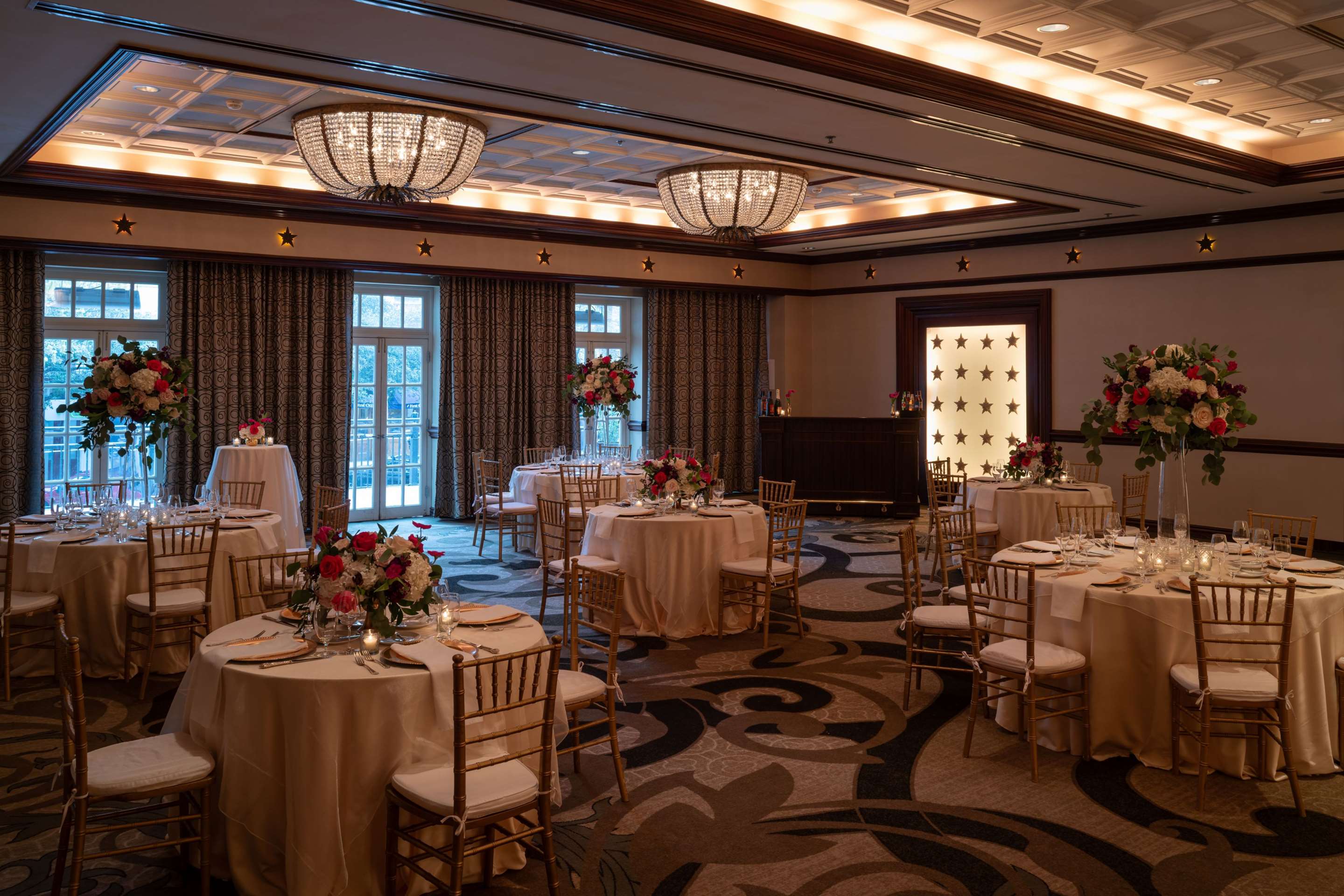 Capital Ballroom- An elegant canvas for your signature celebration. | The Stephen F Austin Royal Sonesta Hotel