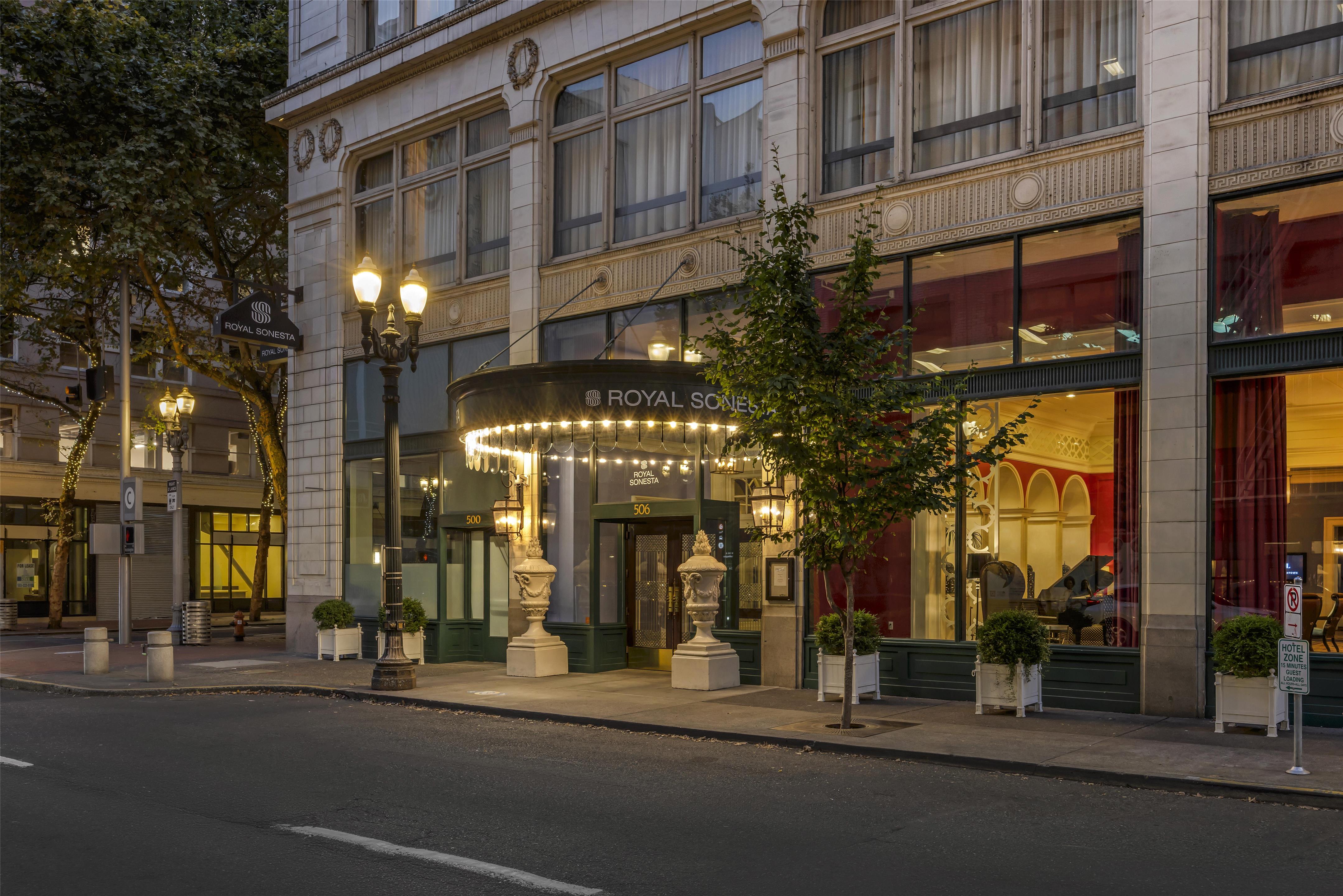 TRS PortlandDowntown Exterior Twilight