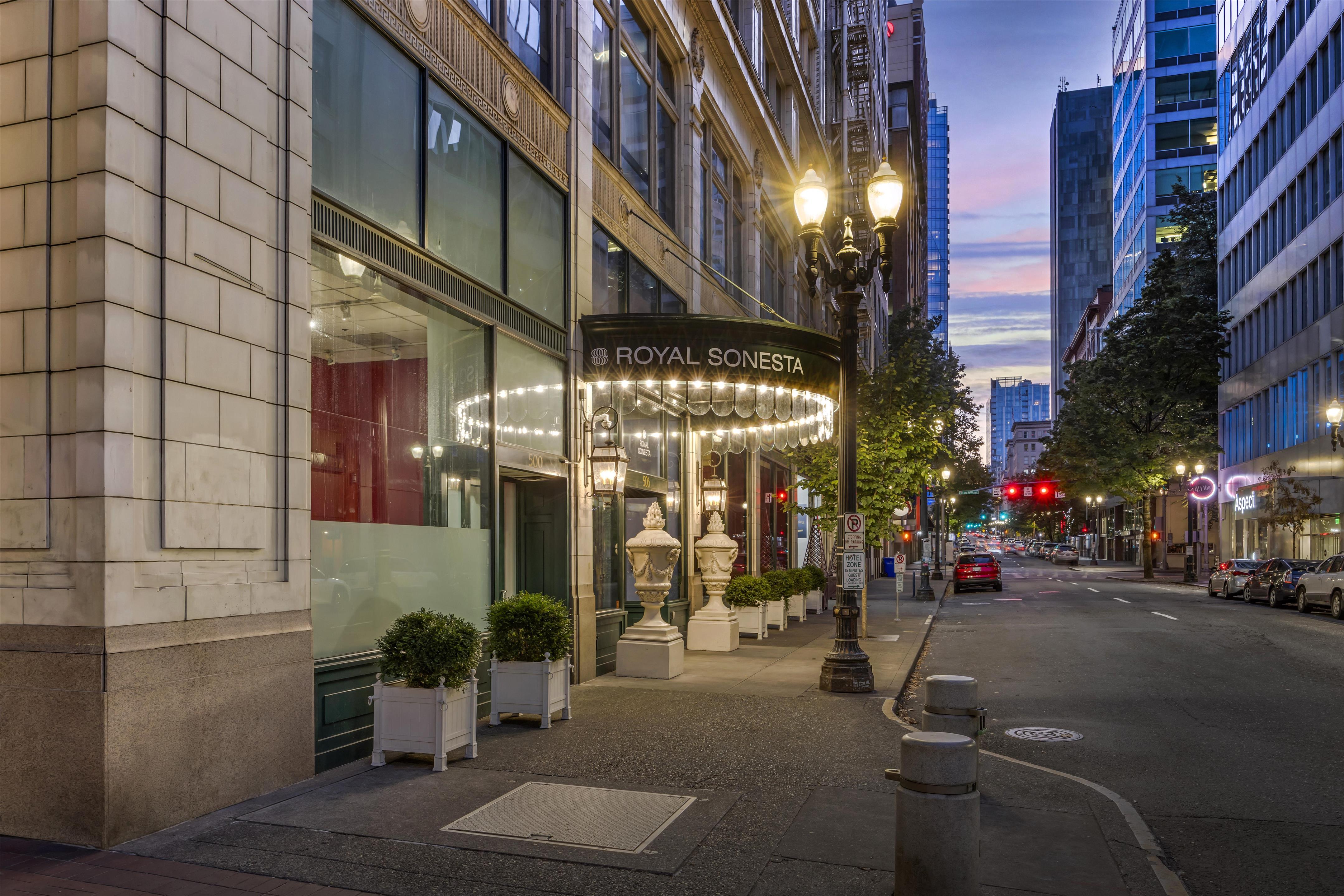 TRS PortlandDowntown Exterior Twilight